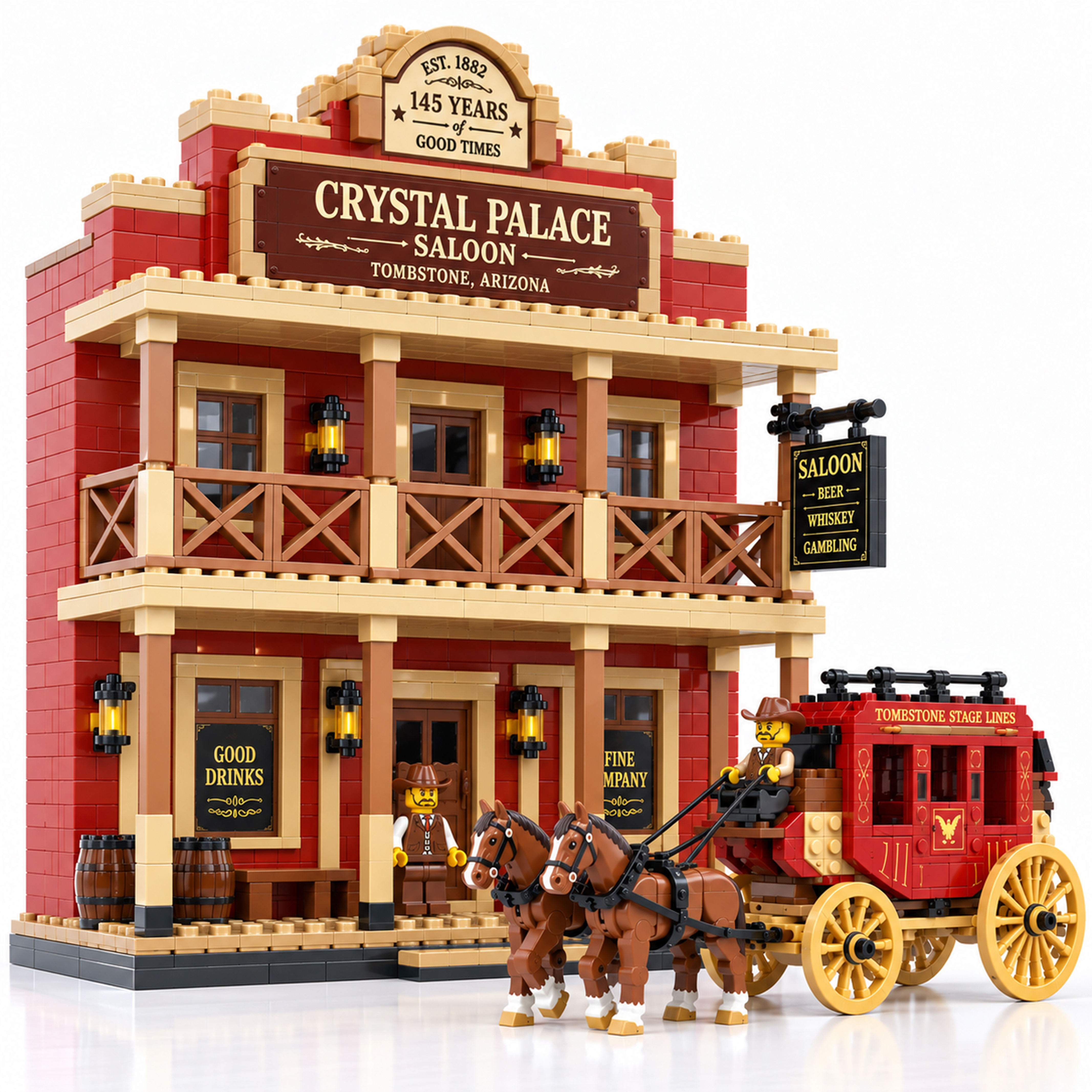 Crystal Palace Saloon 145th Anniversary Building Set