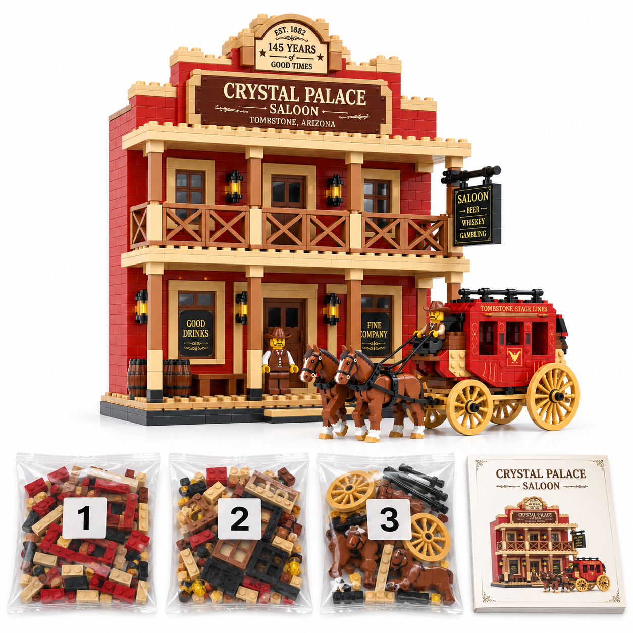 Crystal Palace Saloon 145th Anniversary Building Set