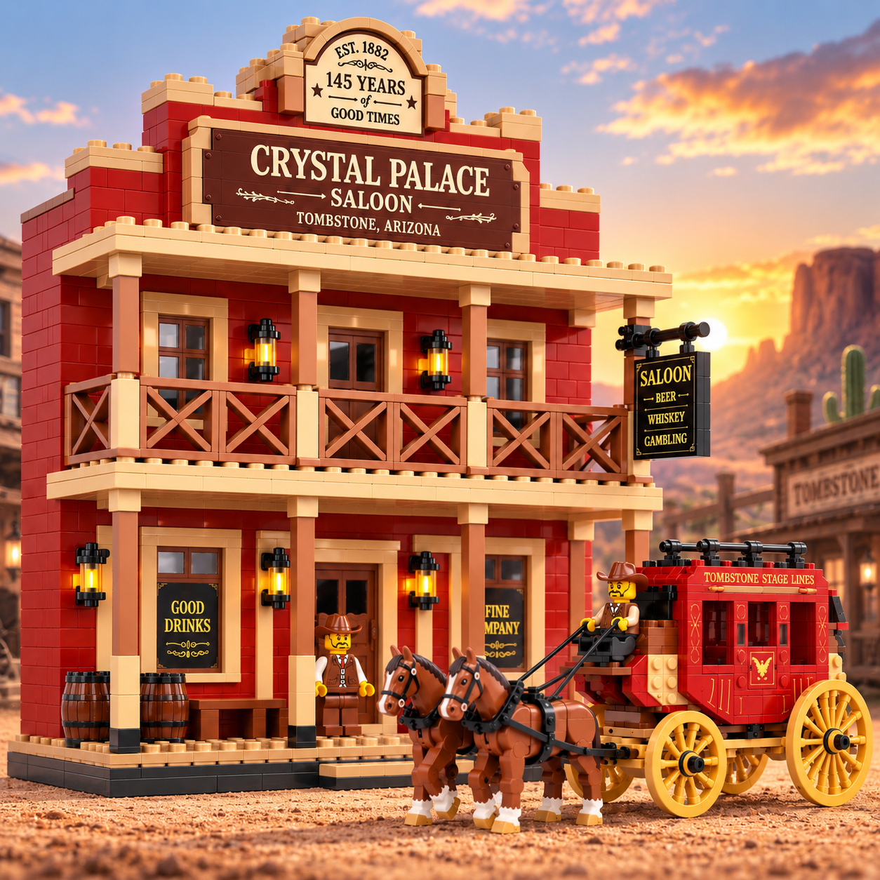 Crystal Palace Saloon 145th Anniversary Building Set