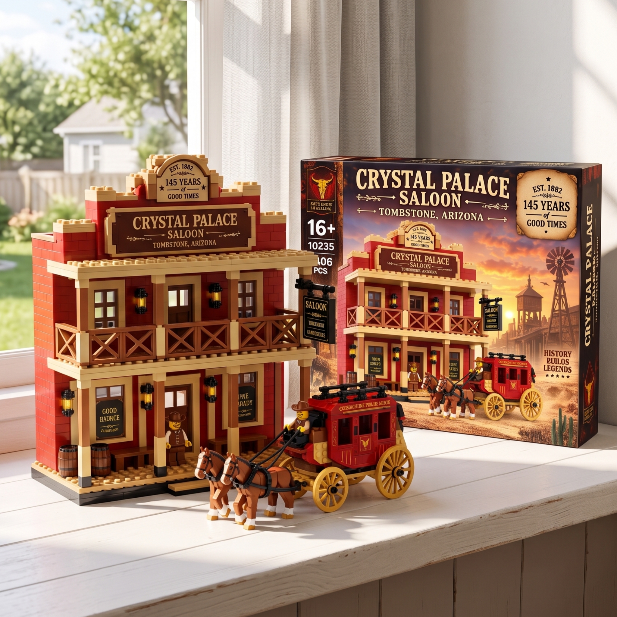 Crystal Palace Saloon 145th Anniversary Building Set