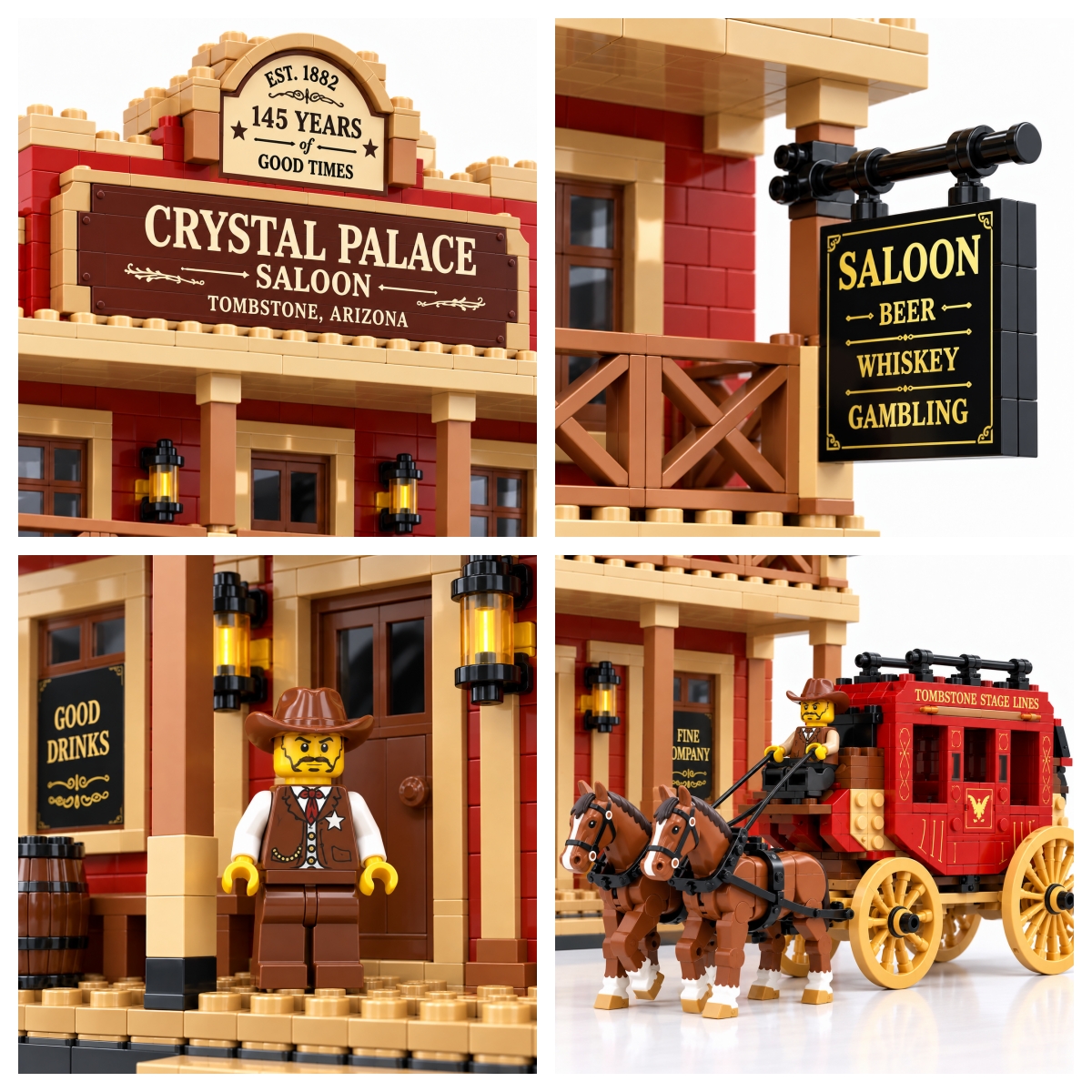 Crystal Palace Saloon 145th Anniversary Building Set