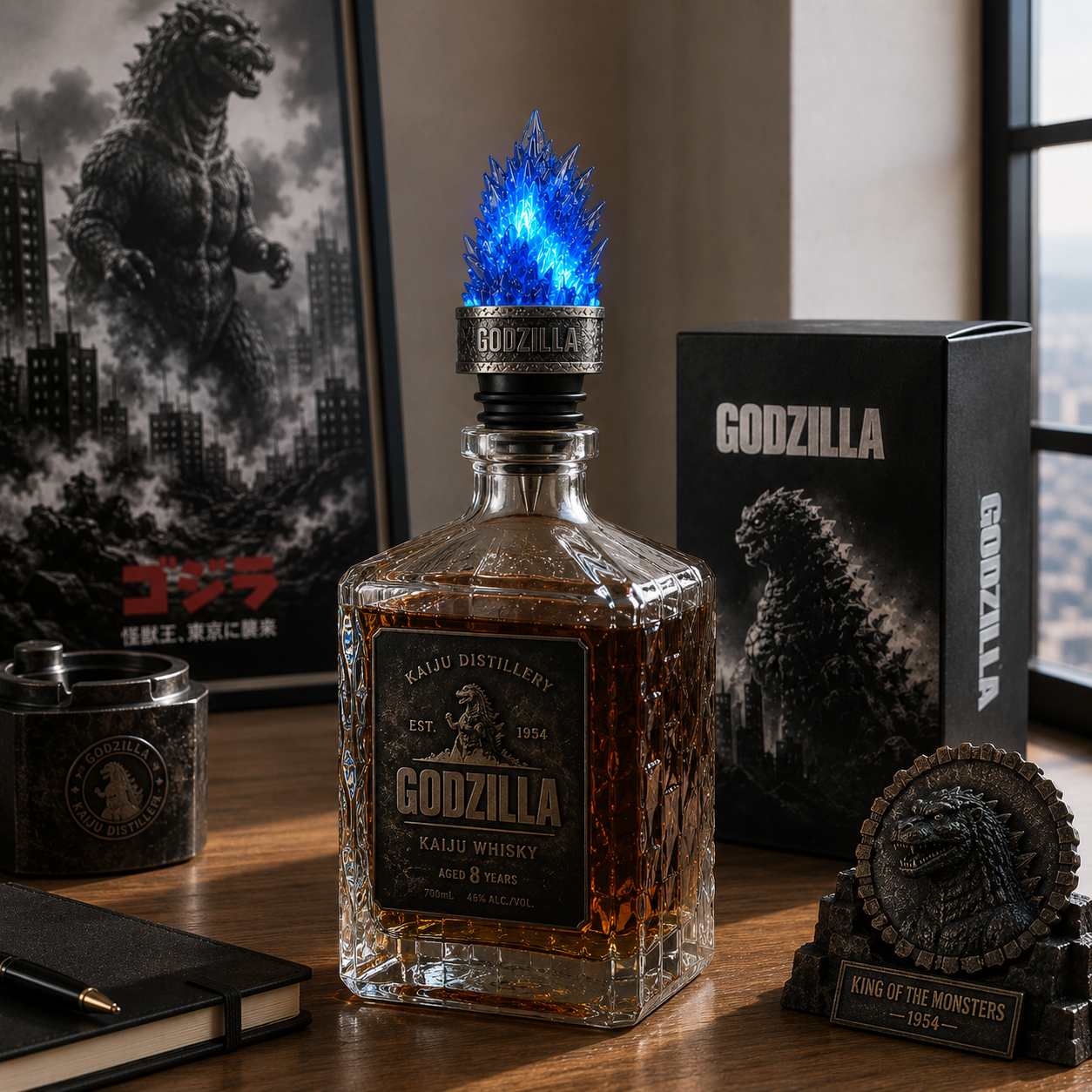 Godzilla Atomic Core Bottle Stopper