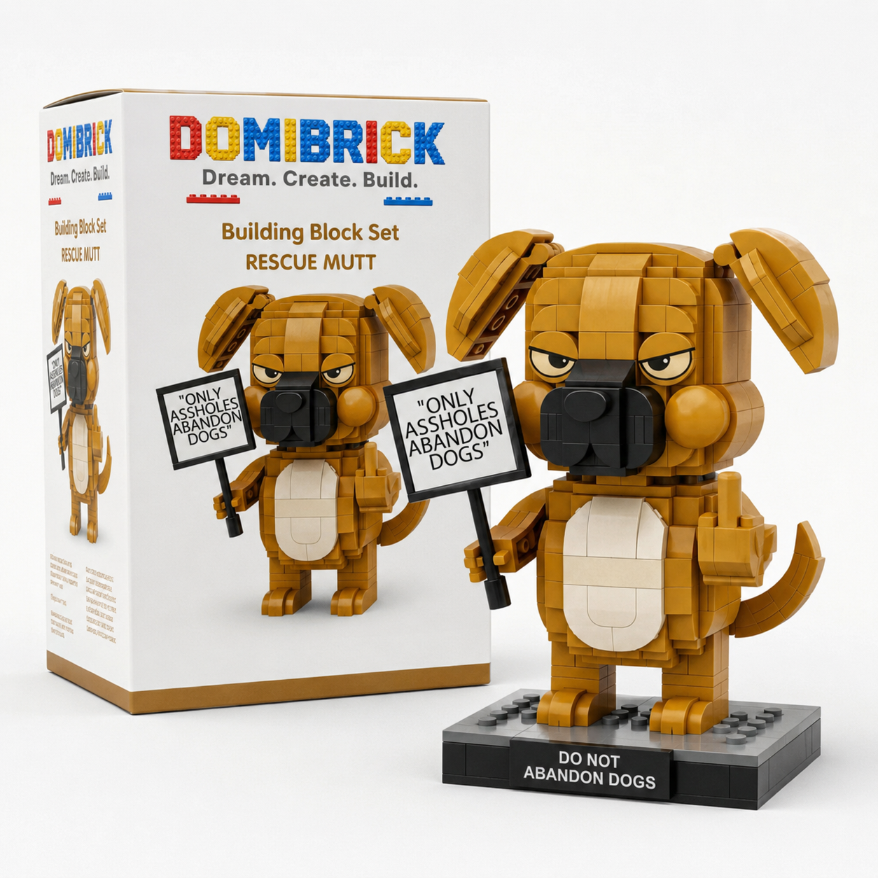 Respect Life Rescue Mutt Building Blocks Set