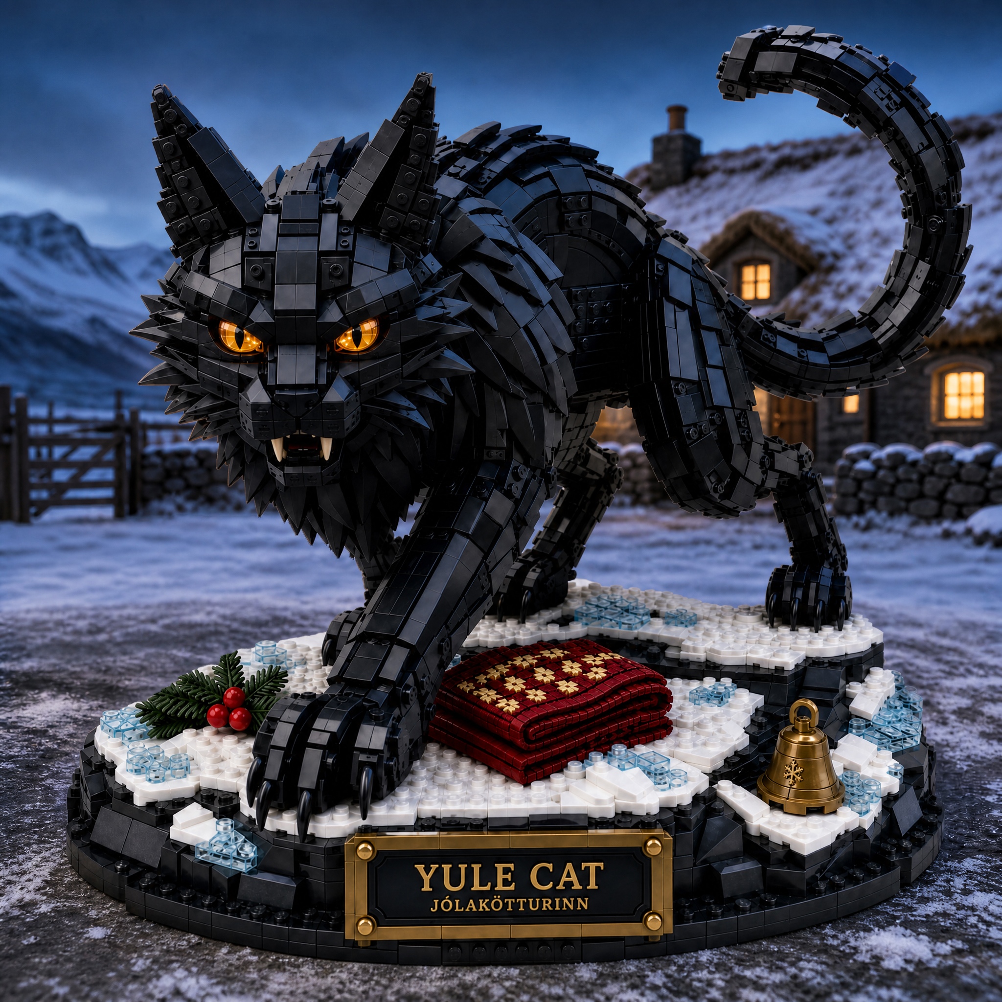 YULE CAT — JÓLAKÖTTURINN Collector Building Set