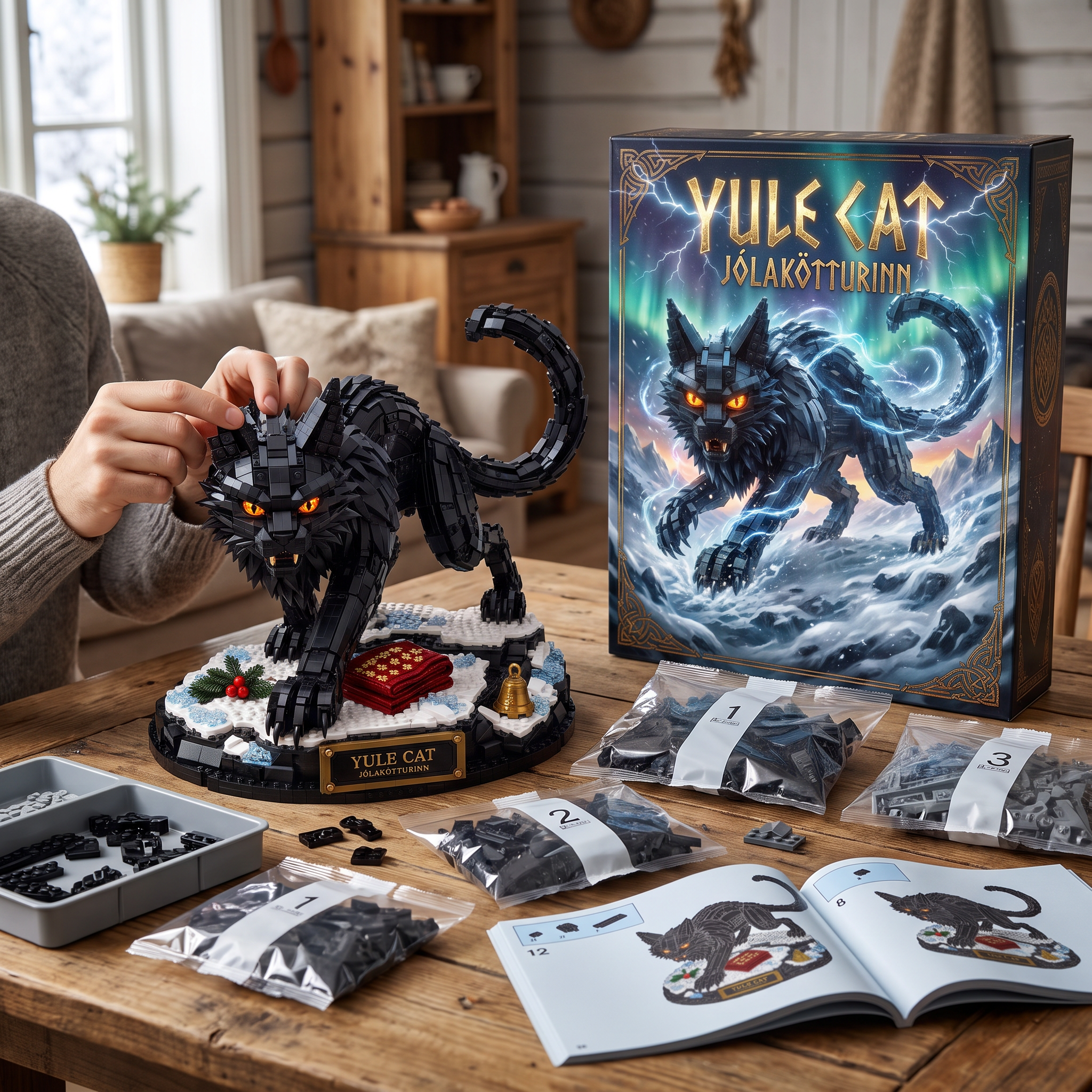 YULE CAT — JÓLAKÖTTURINN Collector Building Set