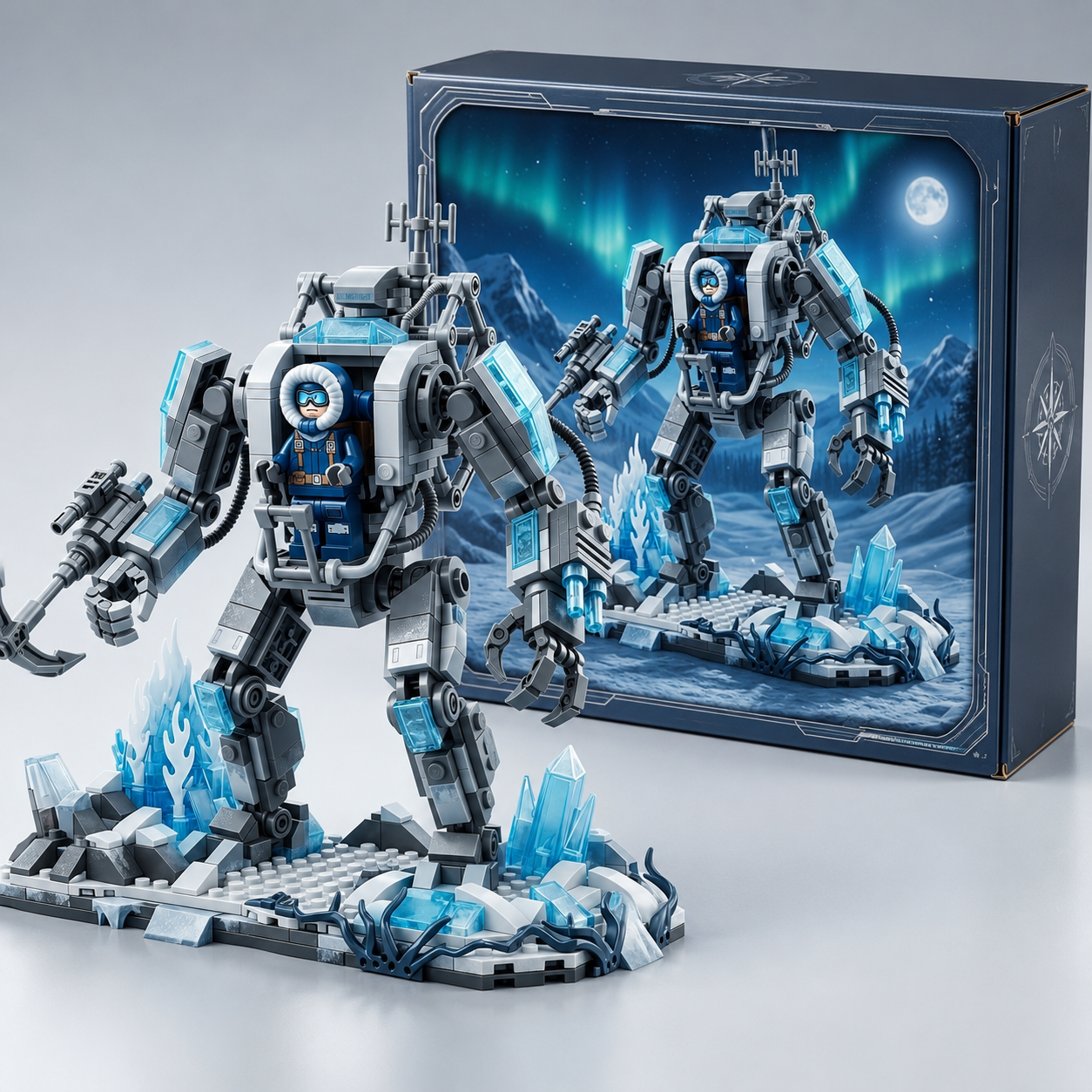 Arctic Exo-Frame Defense Building Set