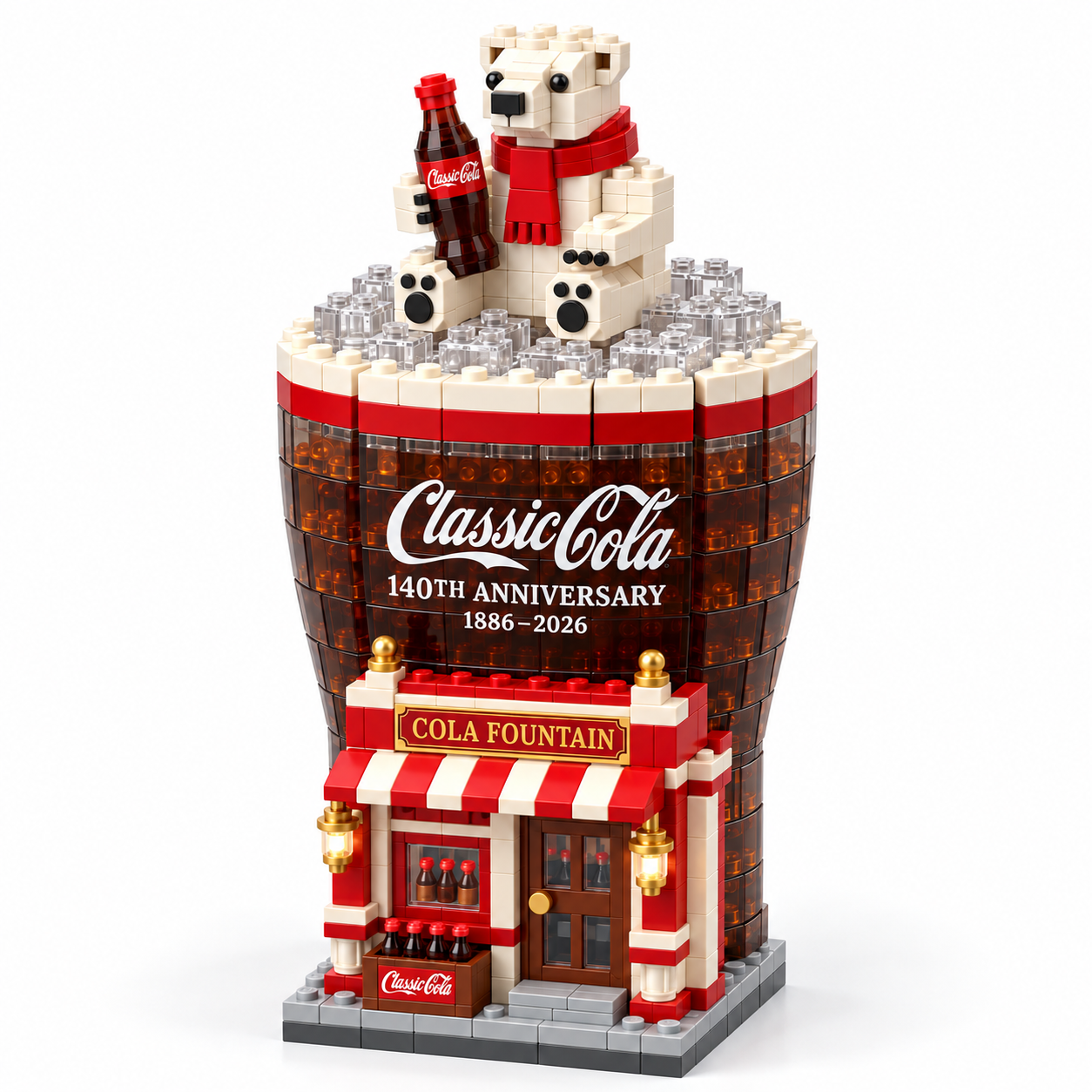 Classic Cola 140th Anniversary Building Set