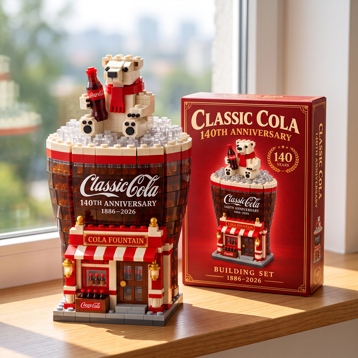 Classic Cola 140th Anniversary Building Set