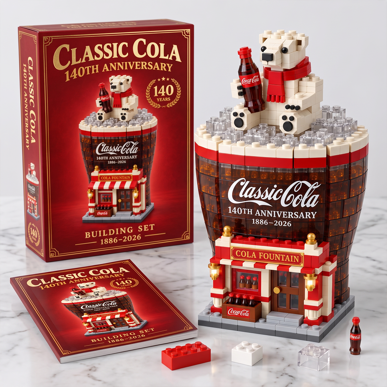 Classic Cola 140th Anniversary Building Set