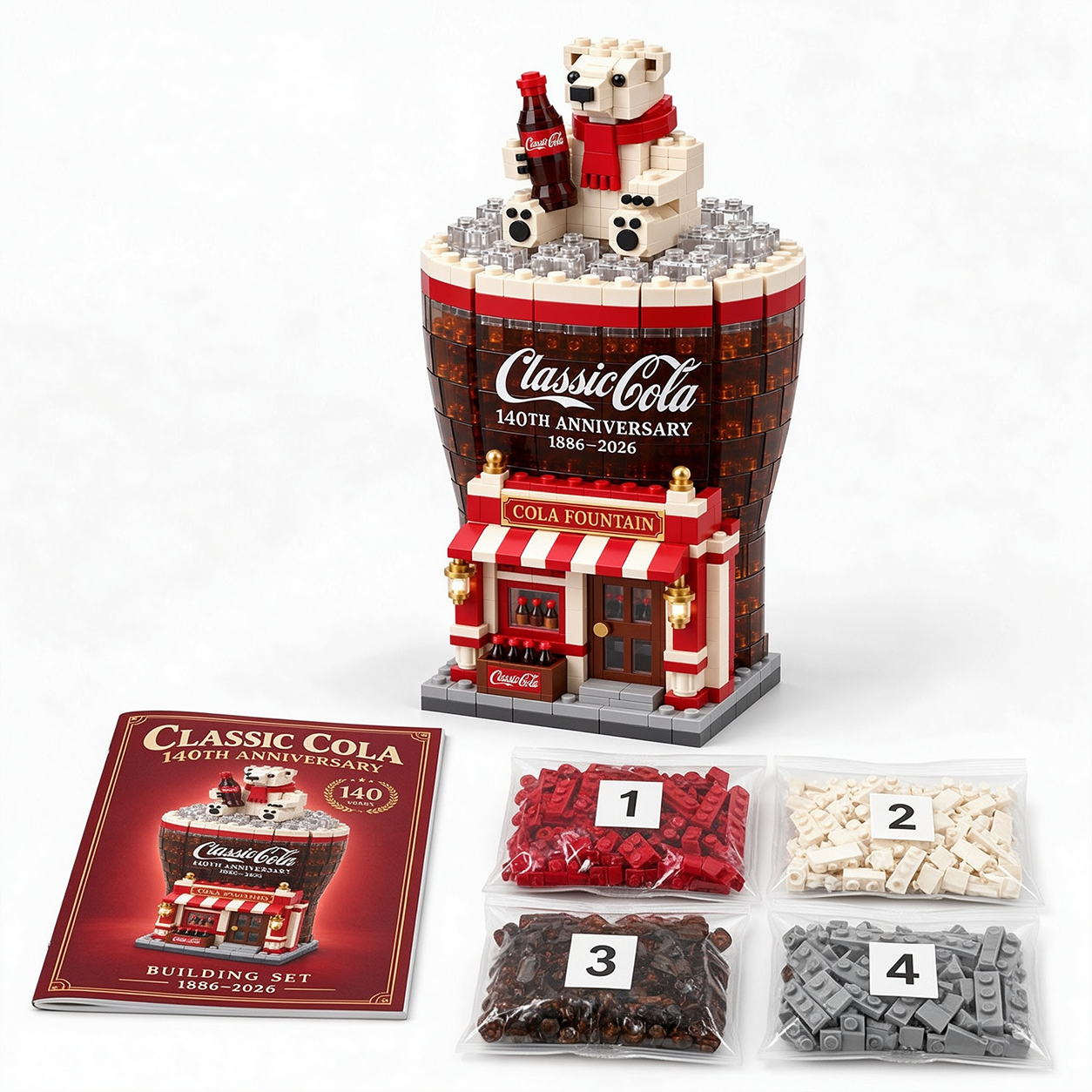 Classic Cola 140th Anniversary Building Set
