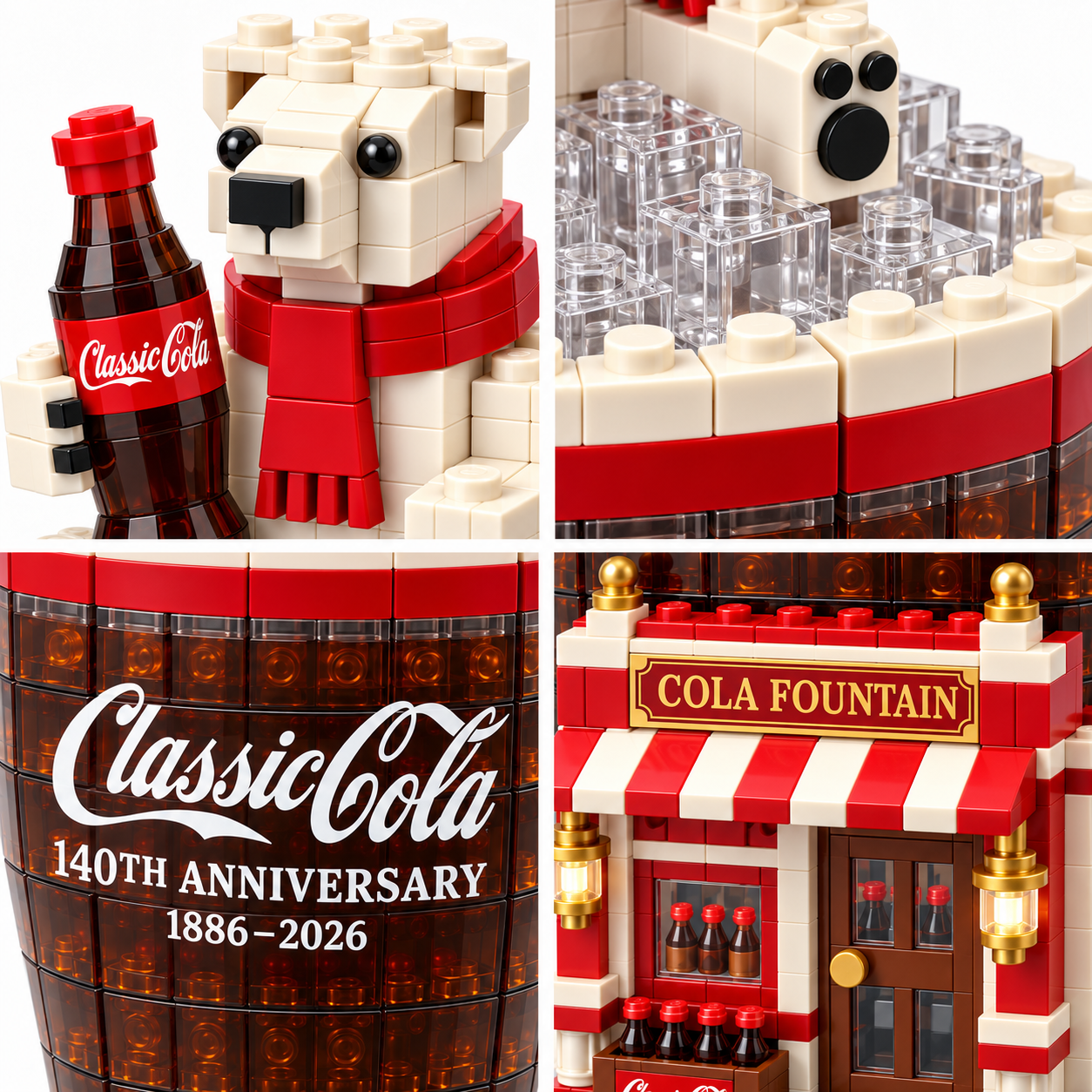 Classic Cola 140th Anniversary Building Set