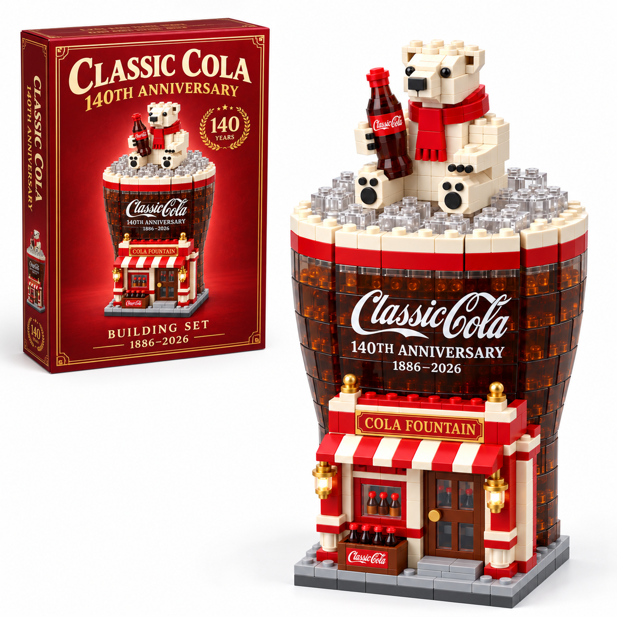 Classic Cola 140th Anniversary Building Set