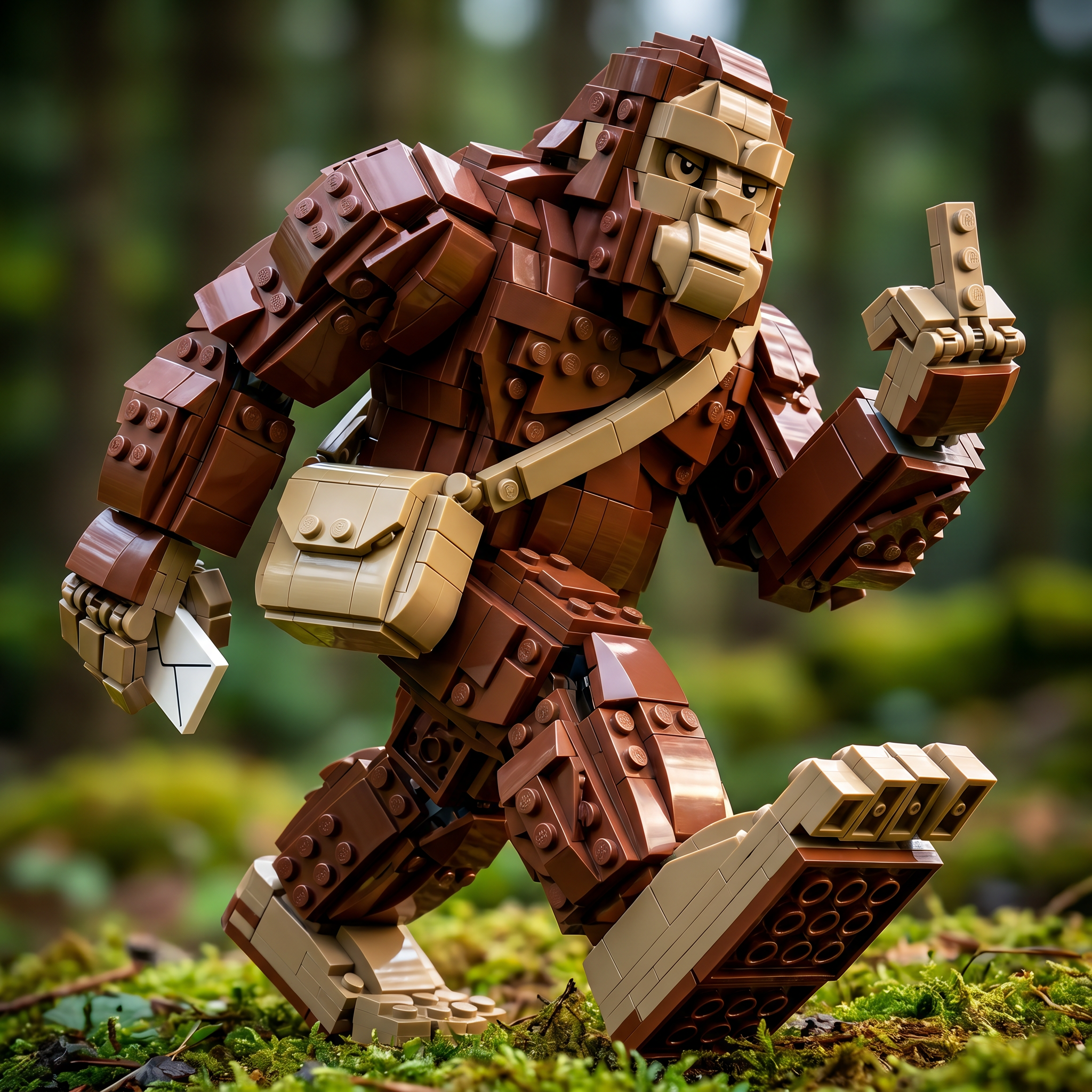 Bigfoot Forest Postman Building Block Set
