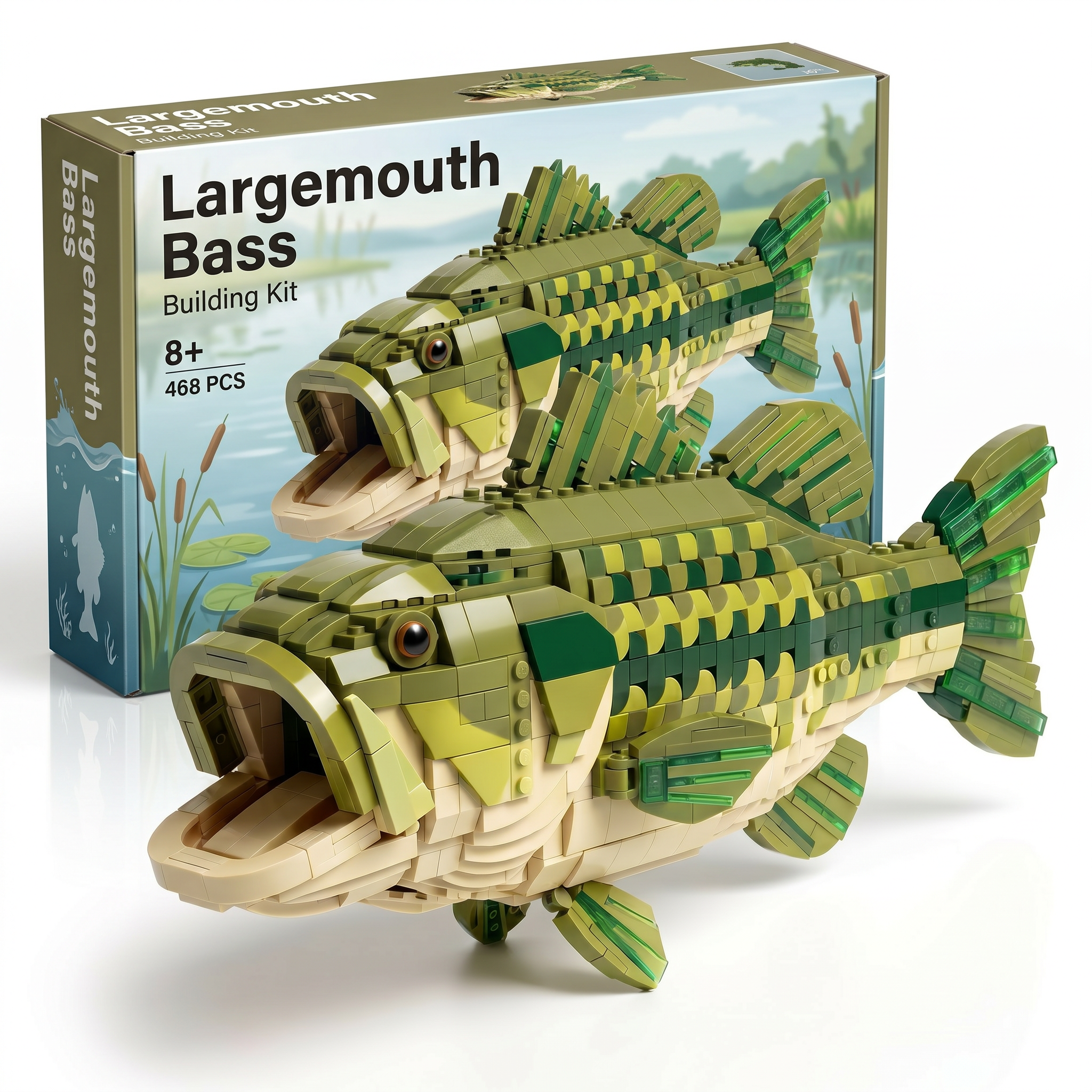 Brick Fish Collection – Freshwater & Ocean Building Kits