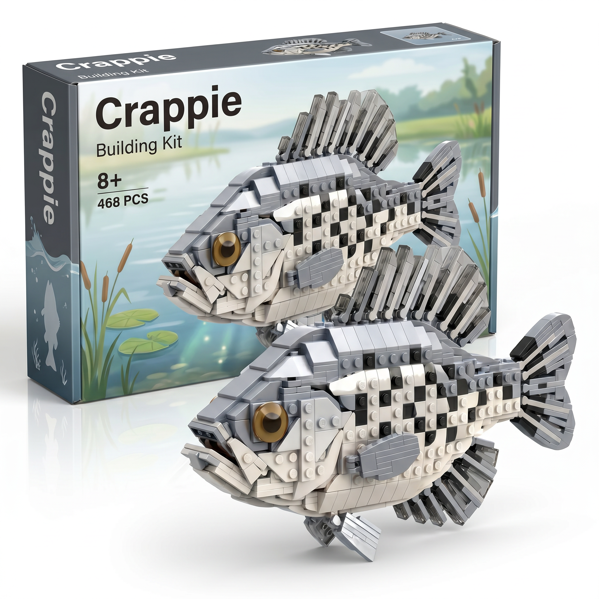 Brick Fish Collection – Freshwater & Ocean Building Kits