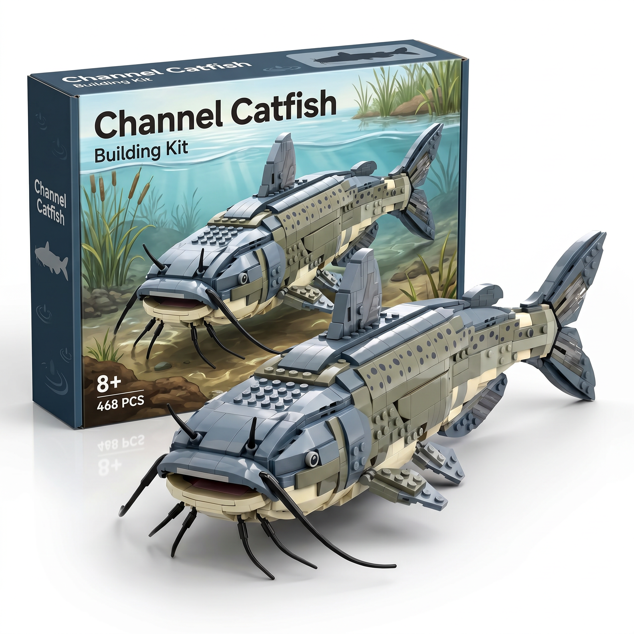 Brick Fish Collection – Freshwater & Ocean Building Kits