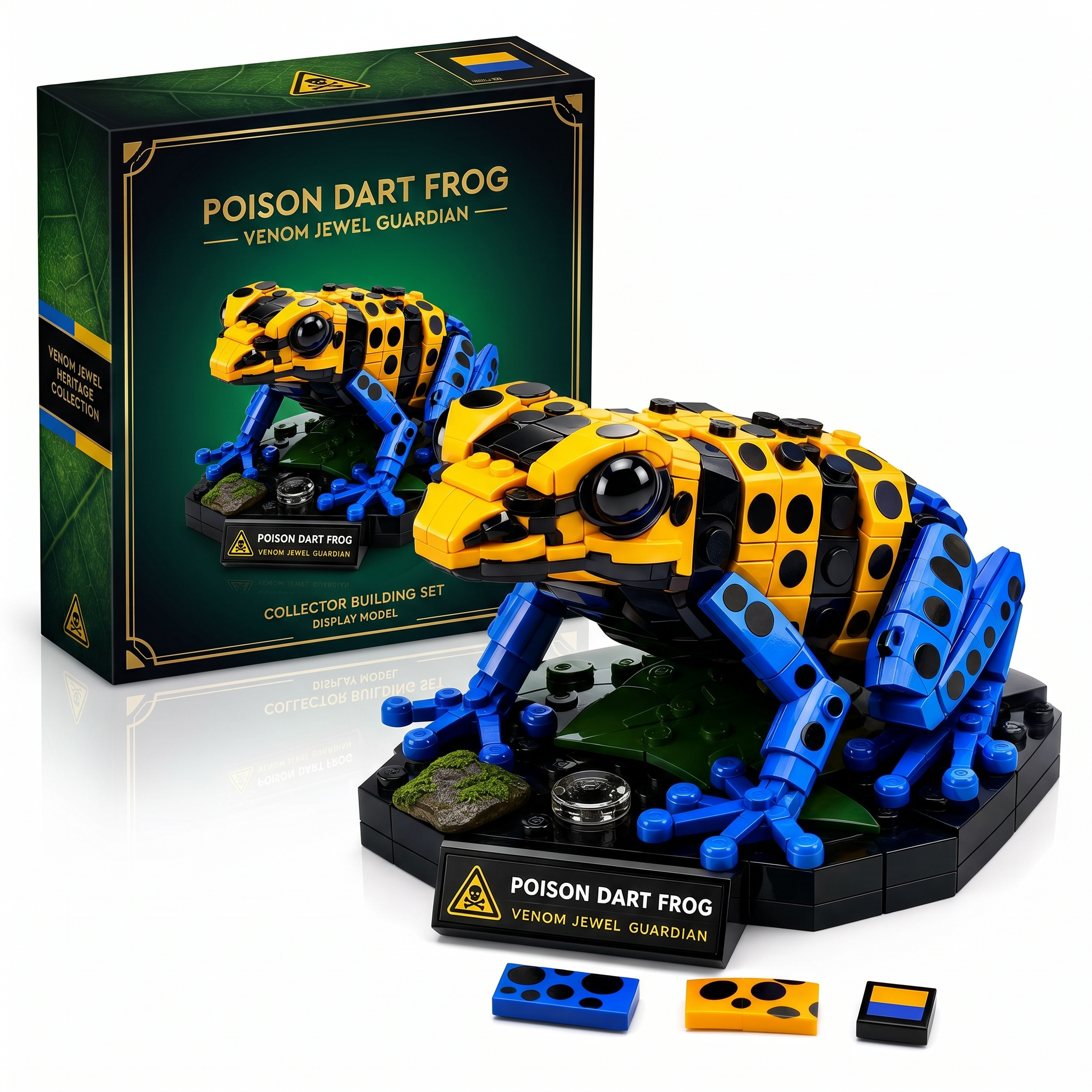 Poison Dart Frog Venom Jewel Guardian Collector Building Set