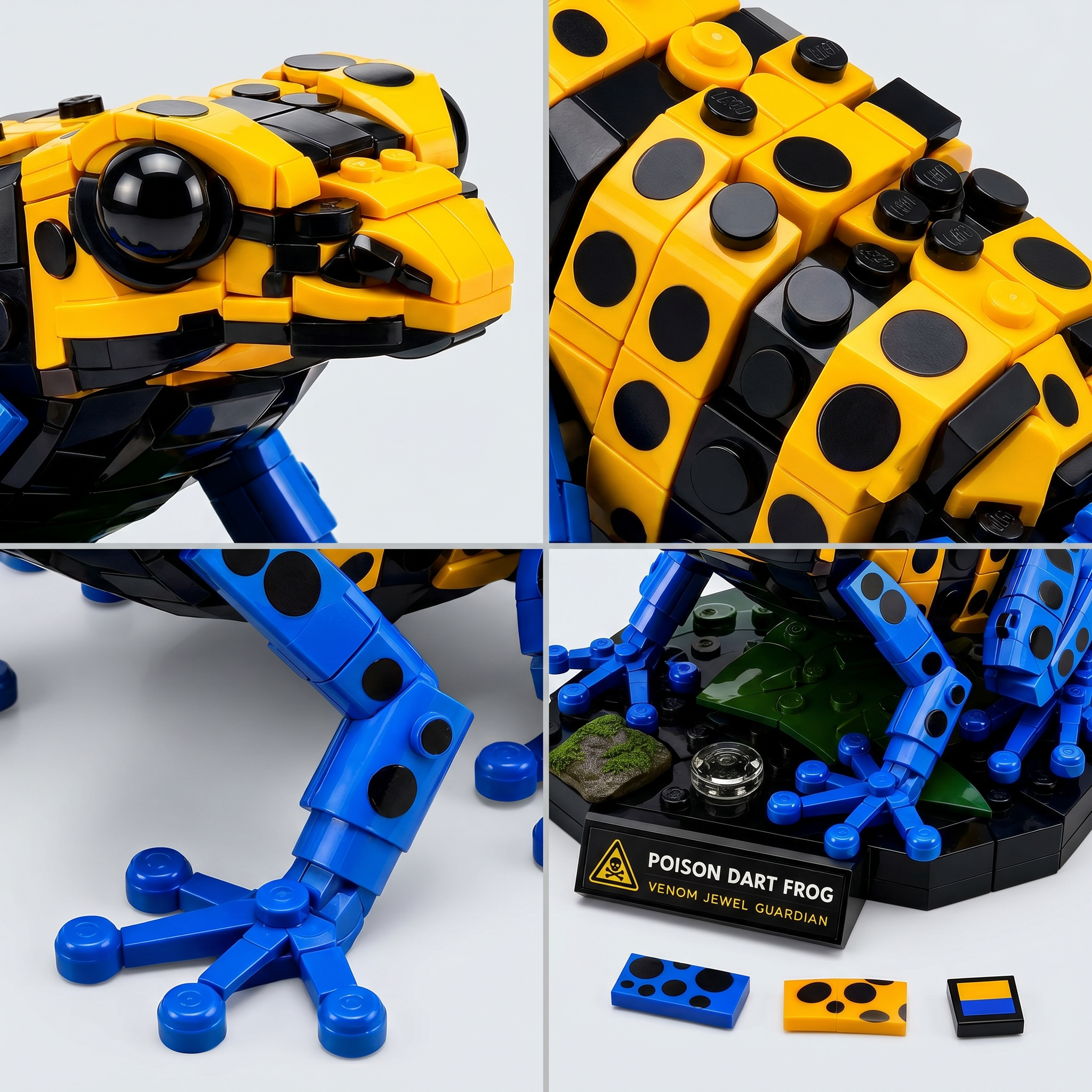 Poison Dart Frog Venom Jewel Guardian Collector Building Set