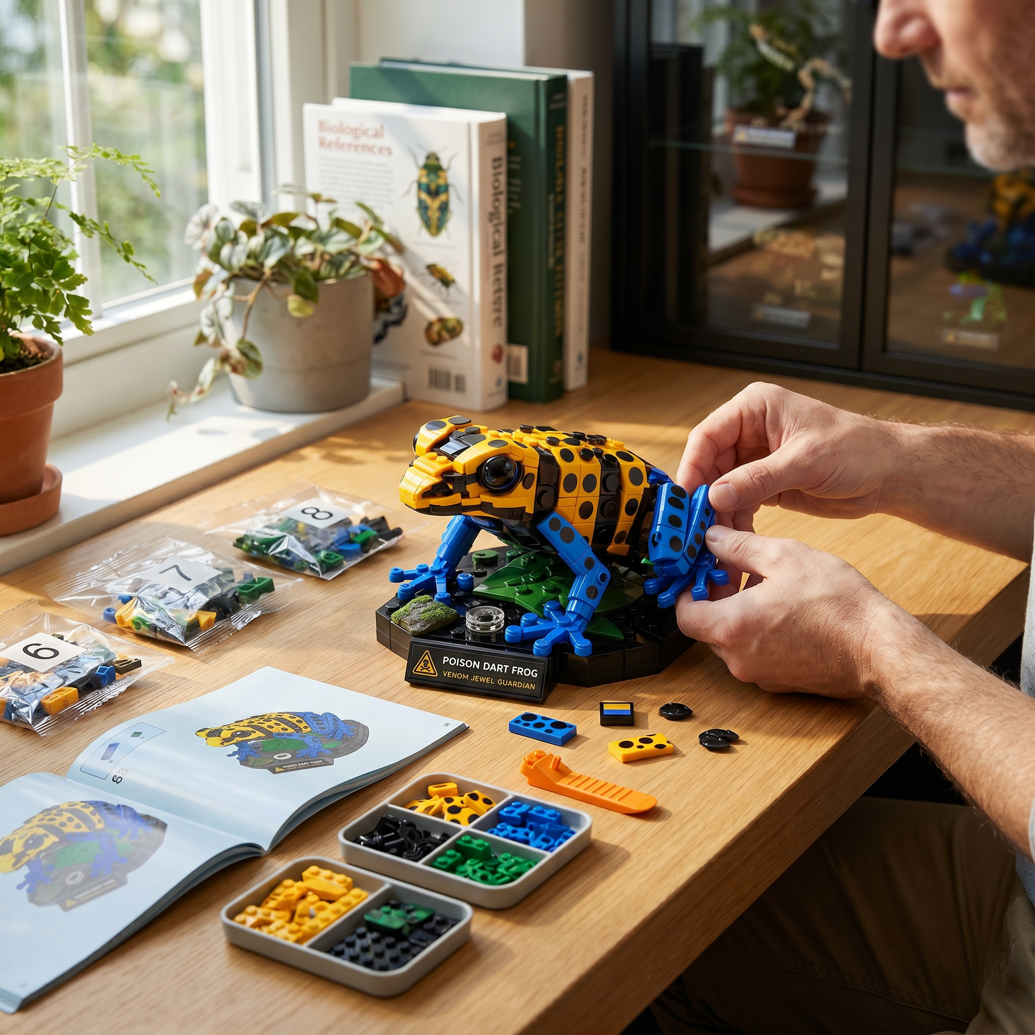 Poison Dart Frog Venom Jewel Guardian Collector Building Set