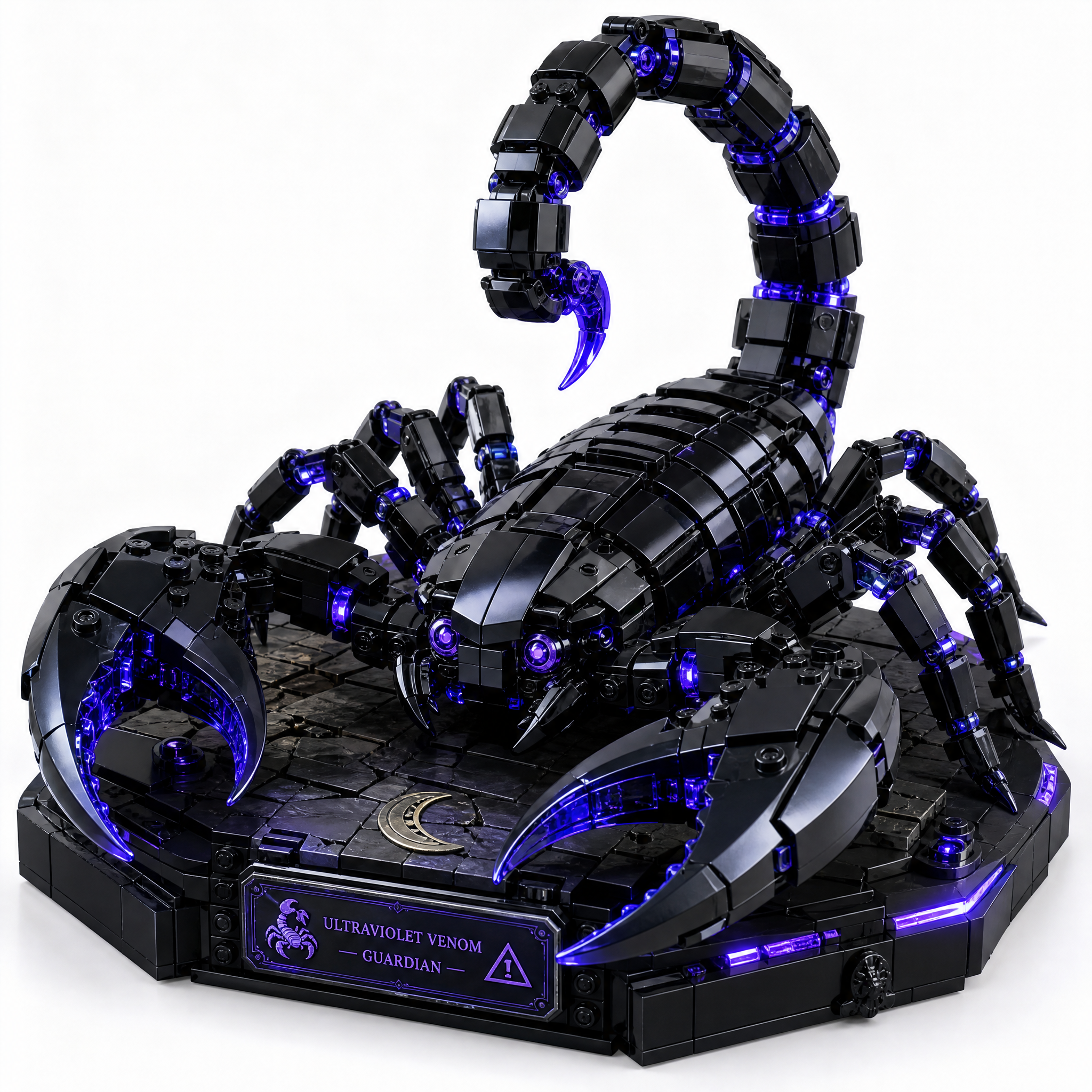 Ultraviolet Scorpion Venom Guardian Collector Building Set