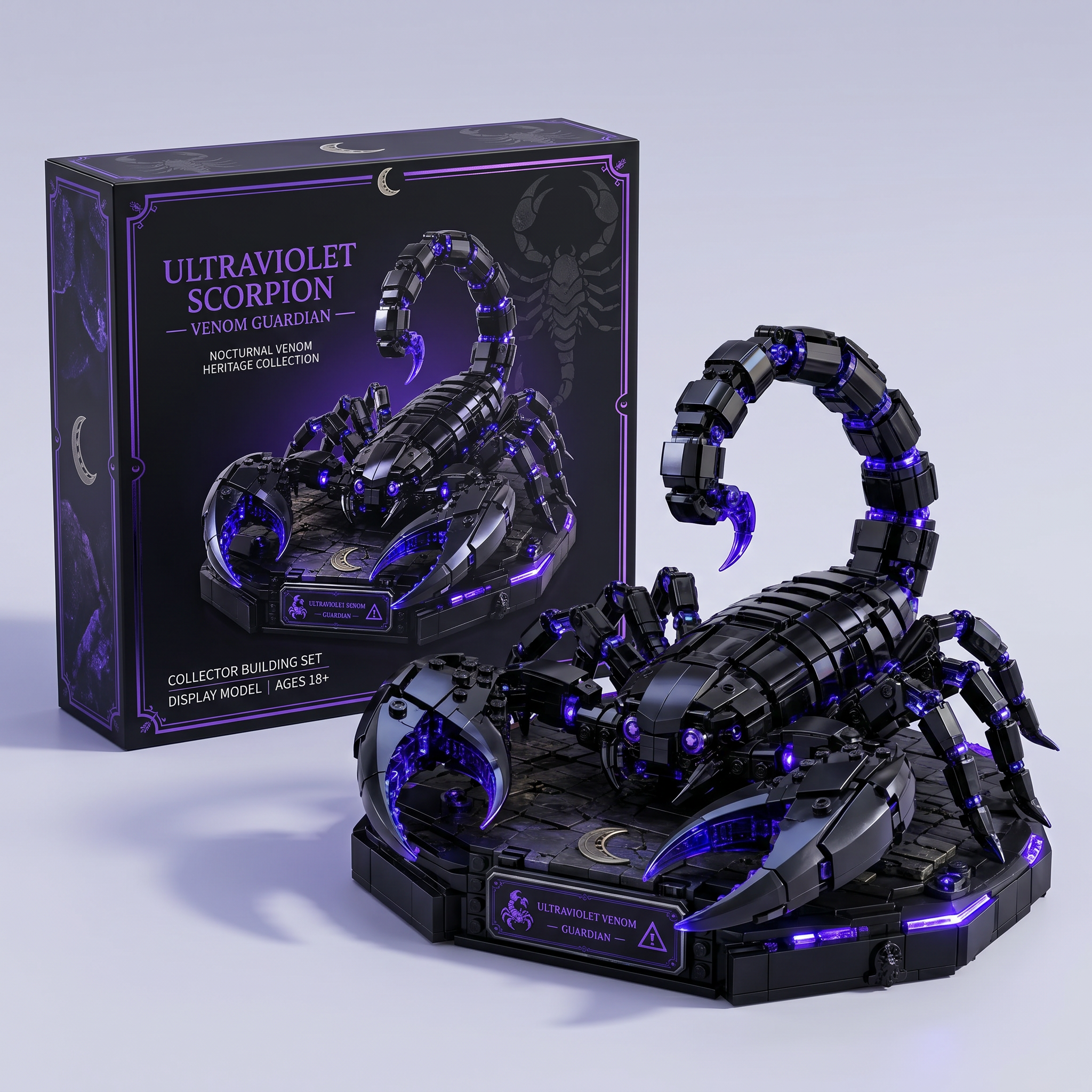 Ultraviolet Scorpion Venom Guardian Collector Building Set