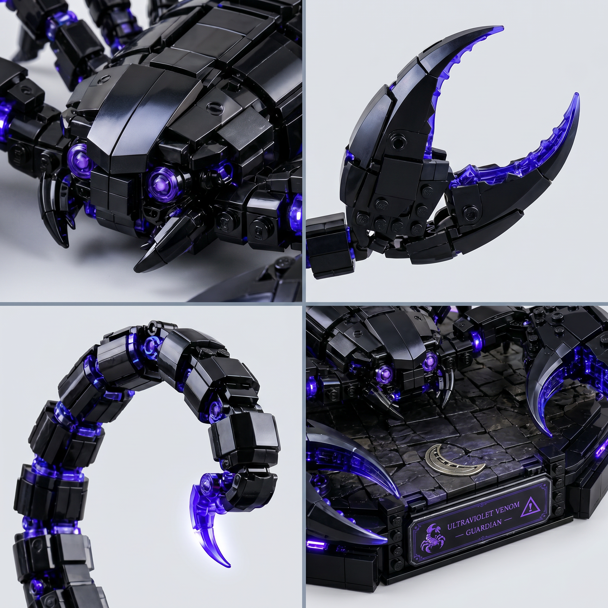 Ultraviolet Scorpion Venom Guardian Collector Building Set