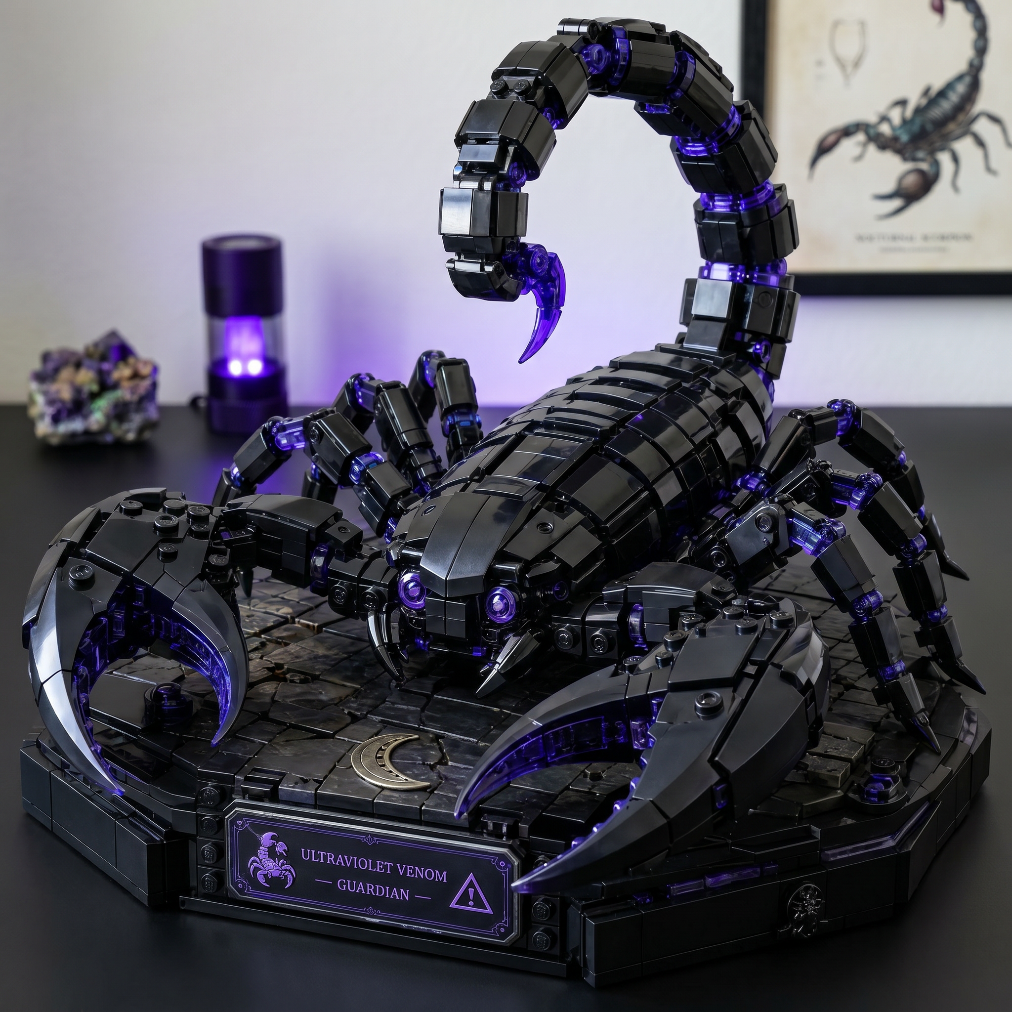 Ultraviolet Scorpion Venom Guardian Collector Building Set