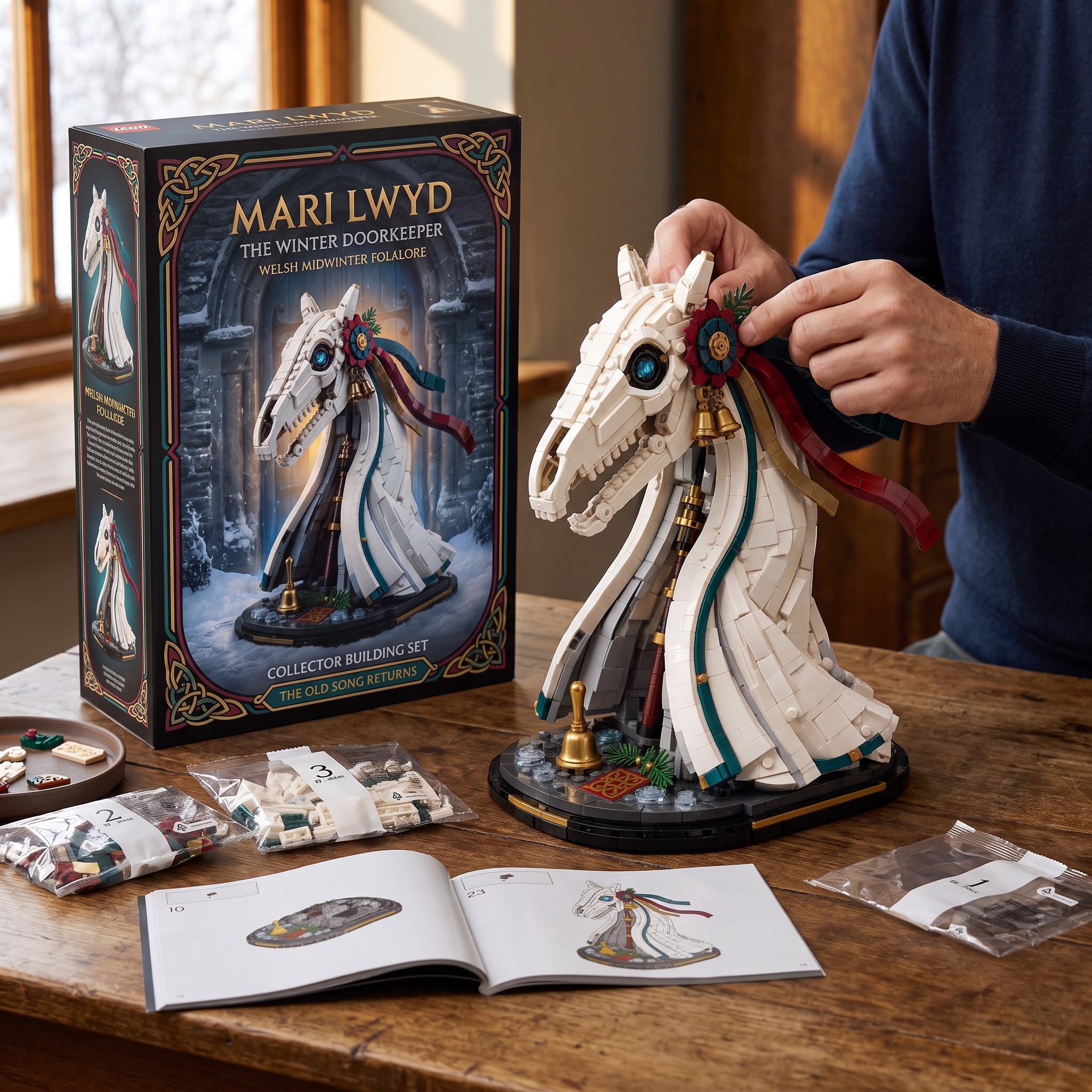 Mari Lwyd — The Winter Doorkeeper Collector Building Set