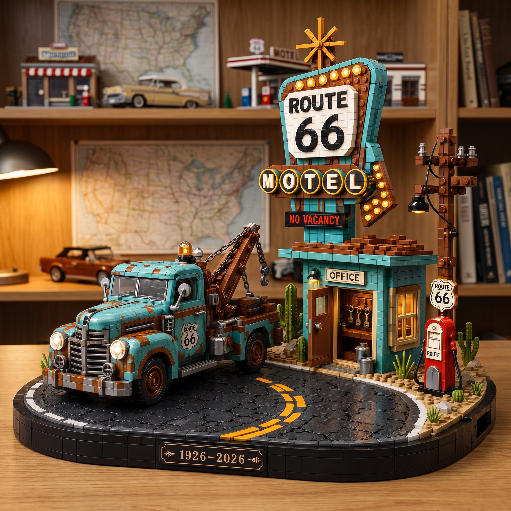 ROUTE 66 — The Haunted Mother Road Centennial Collector Building Set