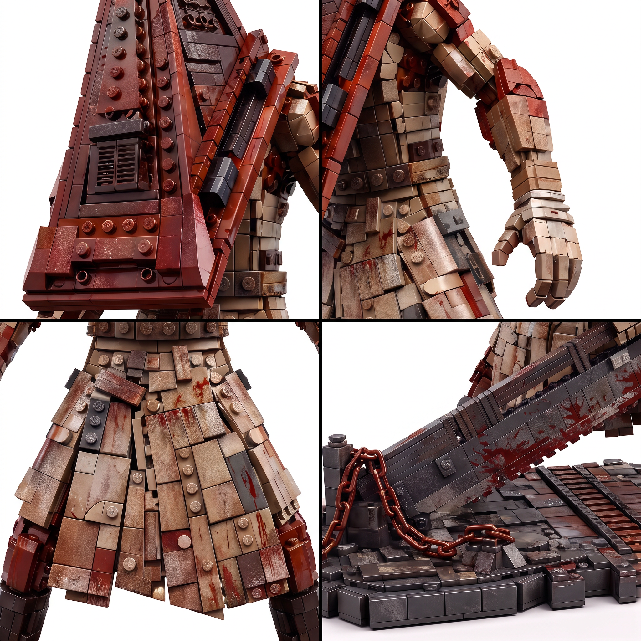 Pyramid head—The rusty executioner Psychological Horror Building Set