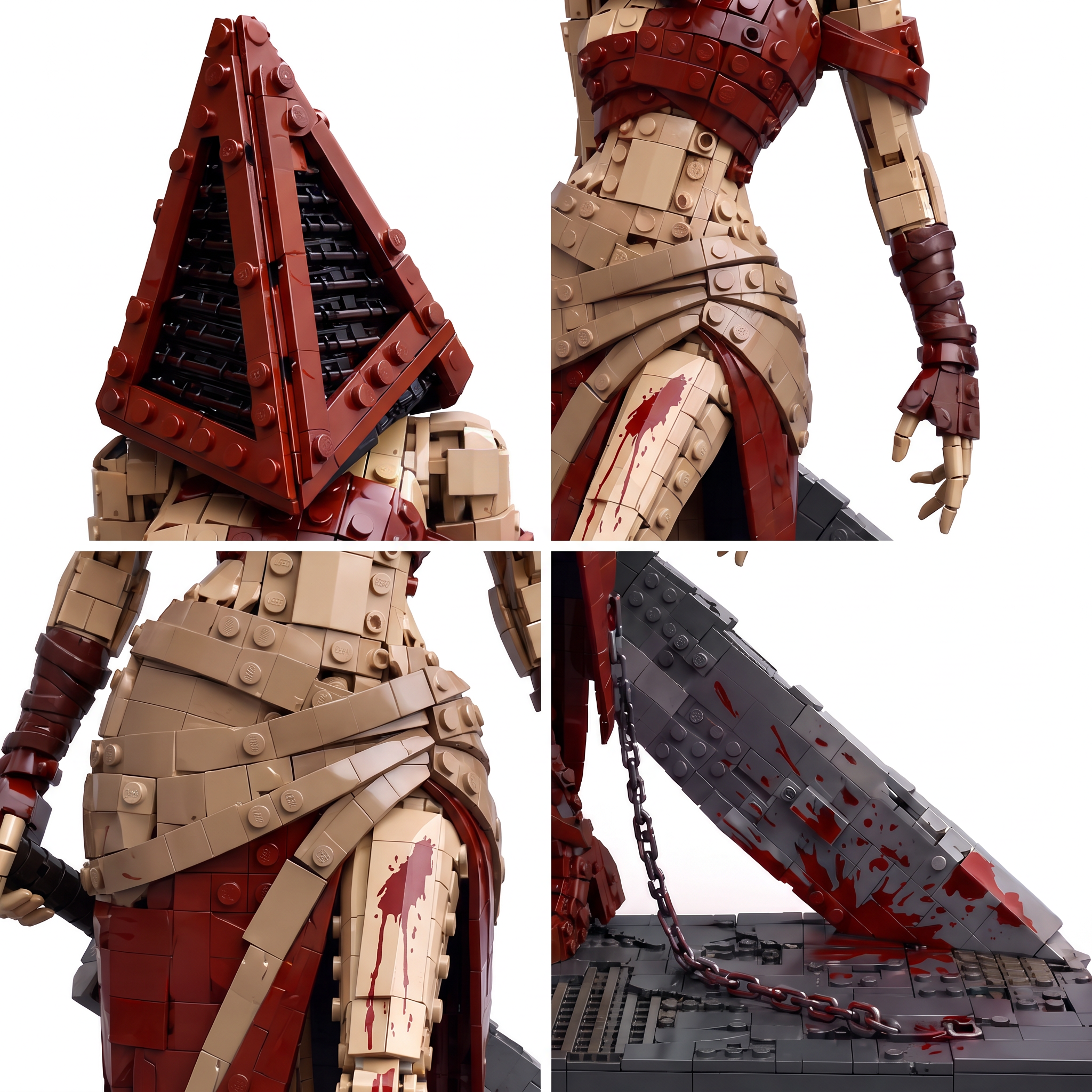 FEMALE PYRAMID HEAD  — The Silent Executioner Collector Building Set