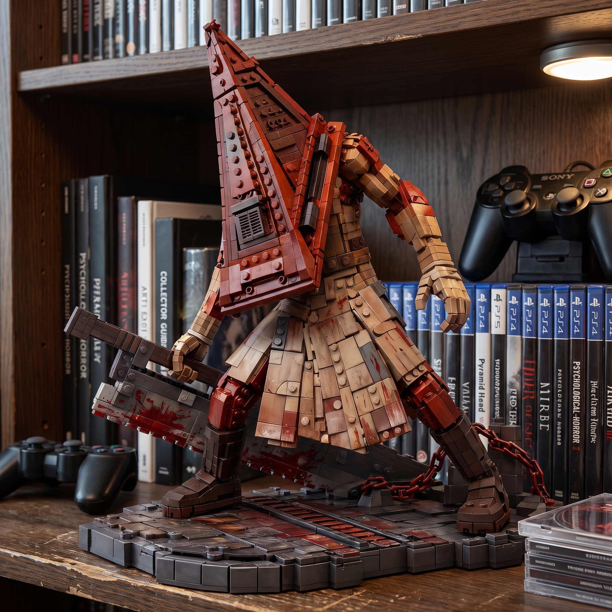 Pyramid head—The rusty executioner Psychological Horror Building Set