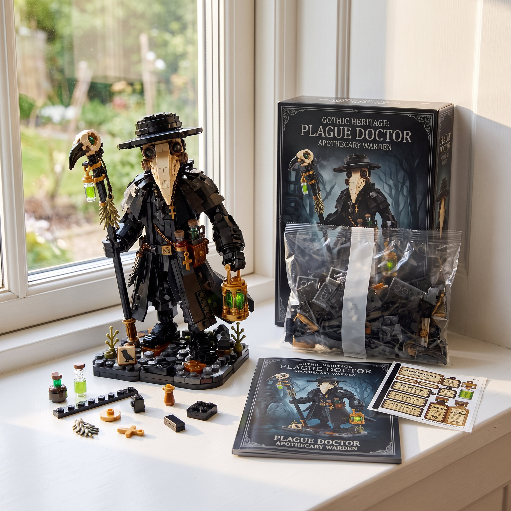 Plague Doctor Apothecary Warden Collector Building Set