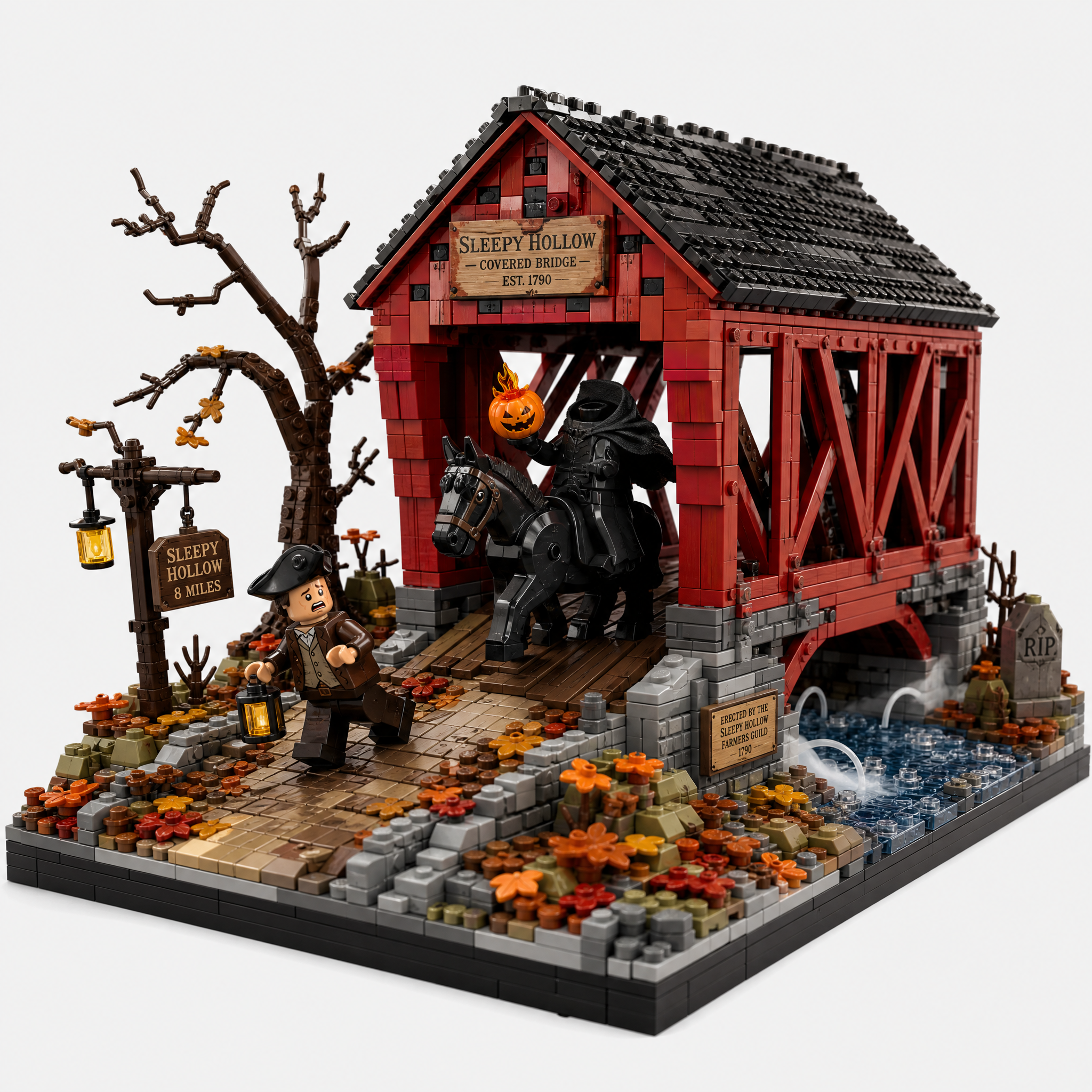 Sleepy Hollow Covered Bridge Collector Building Set