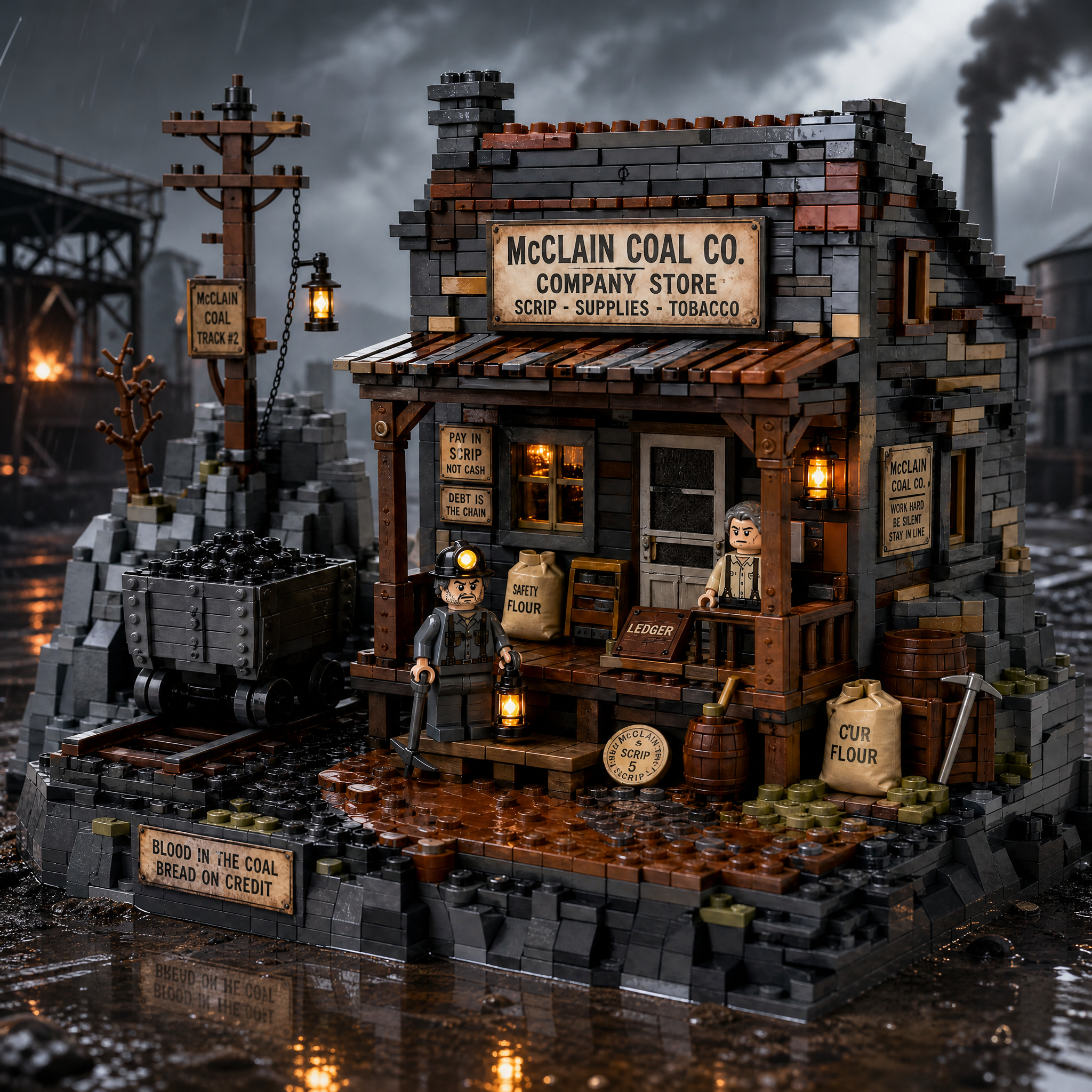 McClain Coal Co. Company Store Collector Building Set