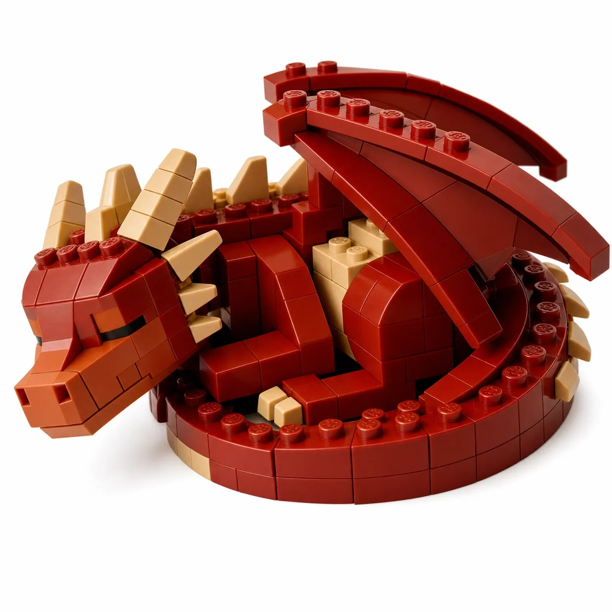 Red Dragon Building Block Set