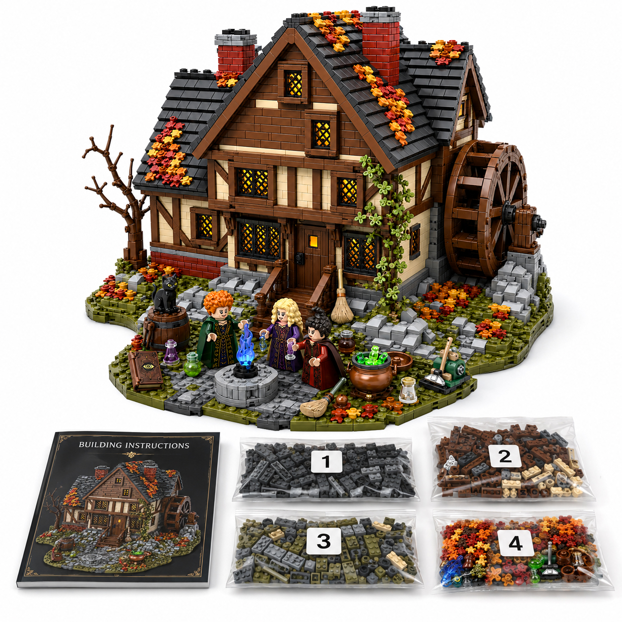 The Sanderson Sisters’ Cottage Collector Building Set