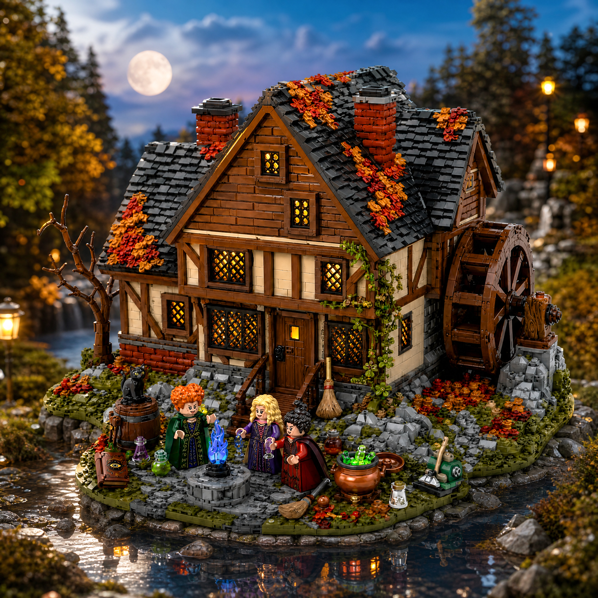The Sanderson Sisters’ Cottage Collector Building Set