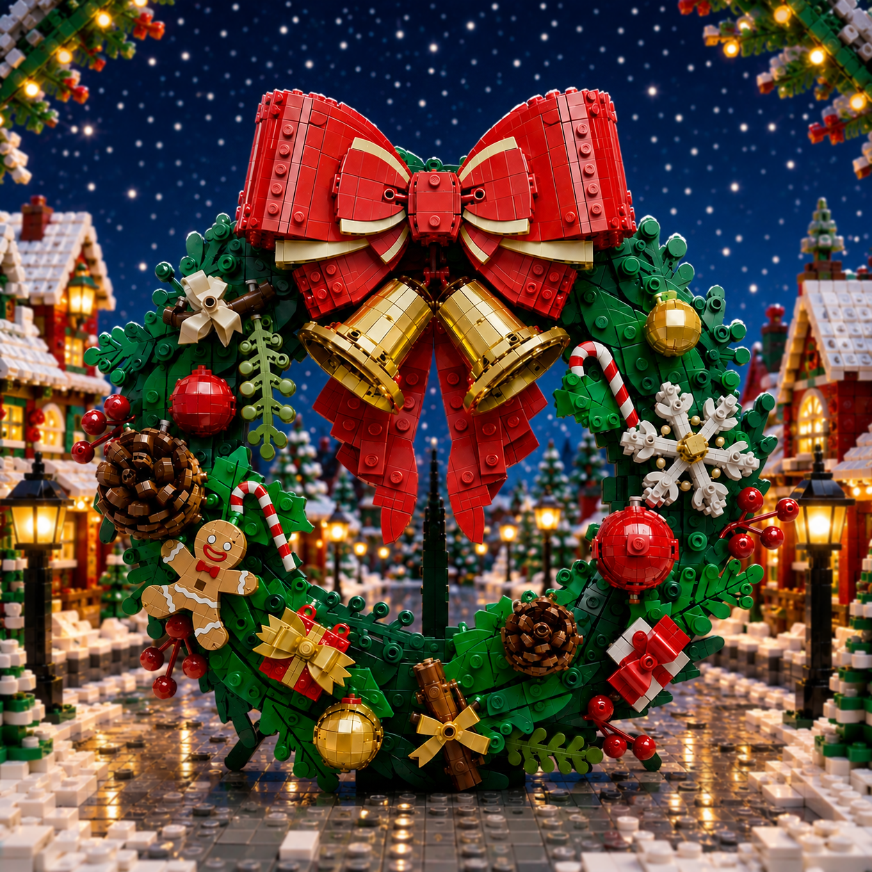 The Christmas Wreath Building Set