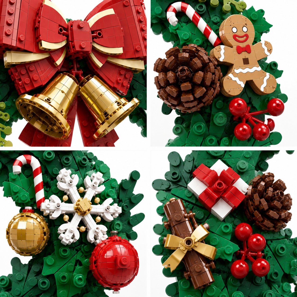 The Christmas Wreath Building Set