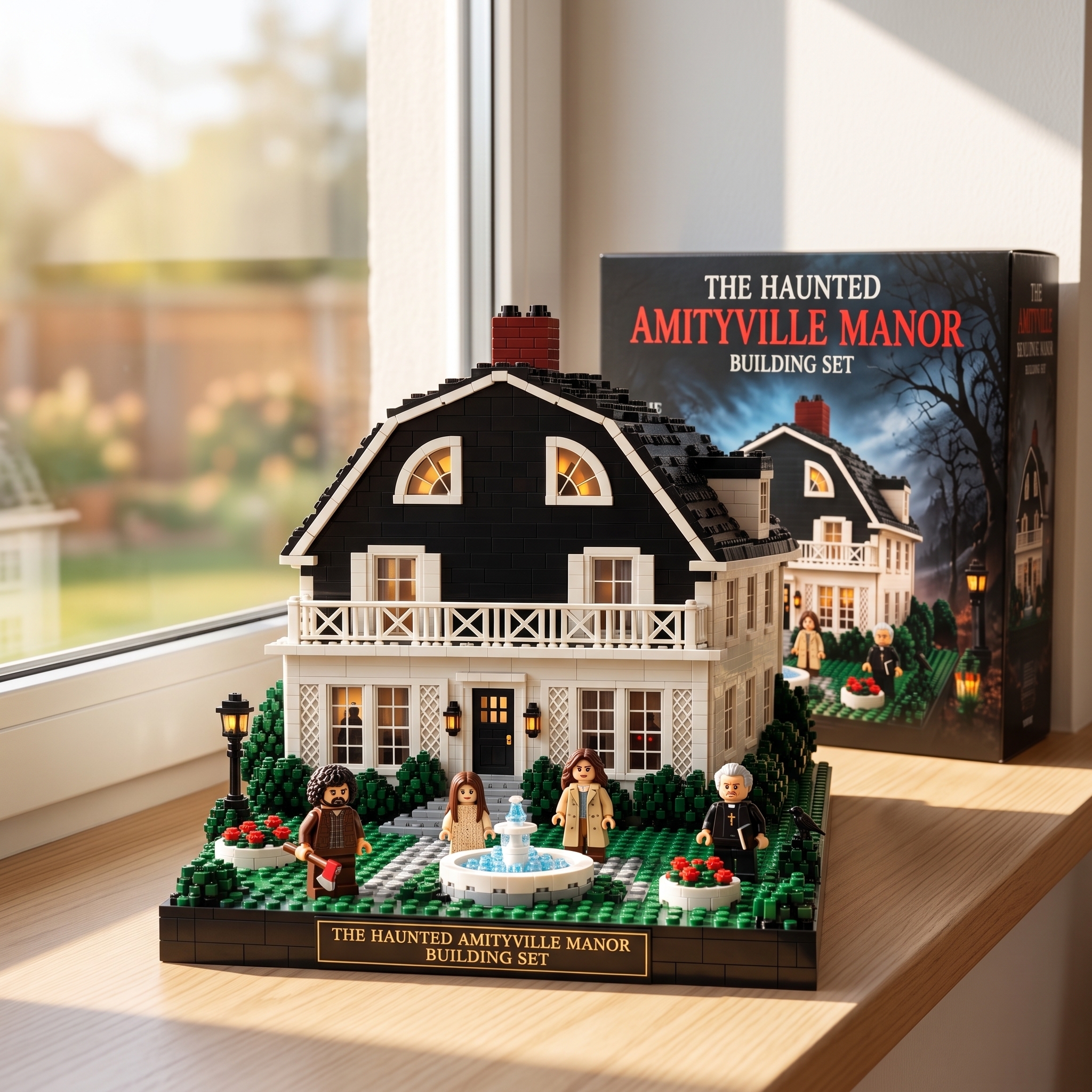 The Haunted Amityville Manor Building Set