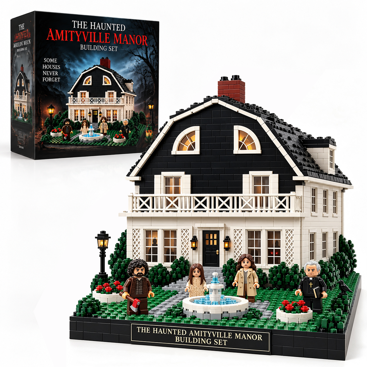 The Haunted Amityville Manor Building Set