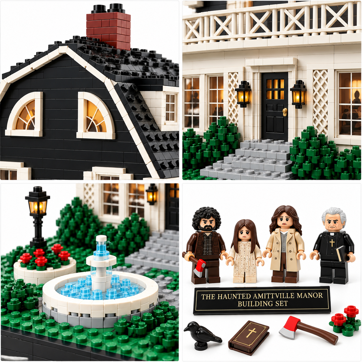 The Haunted Amityville Manor Building Set