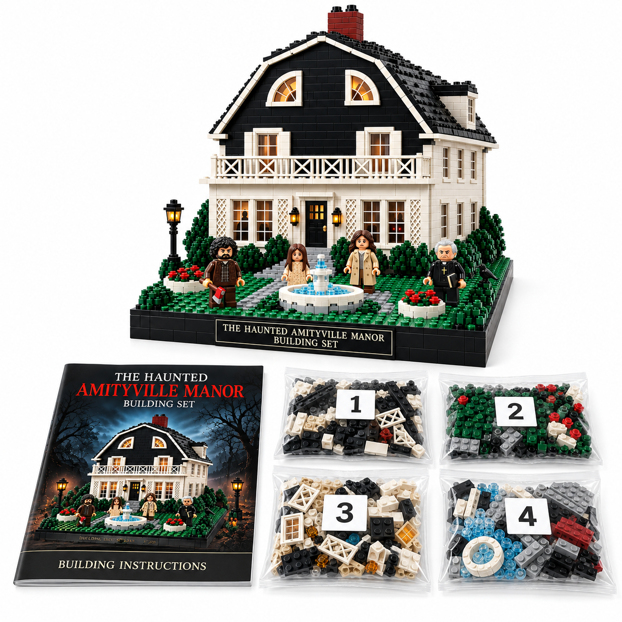 The Haunted Amityville Manor Building Set