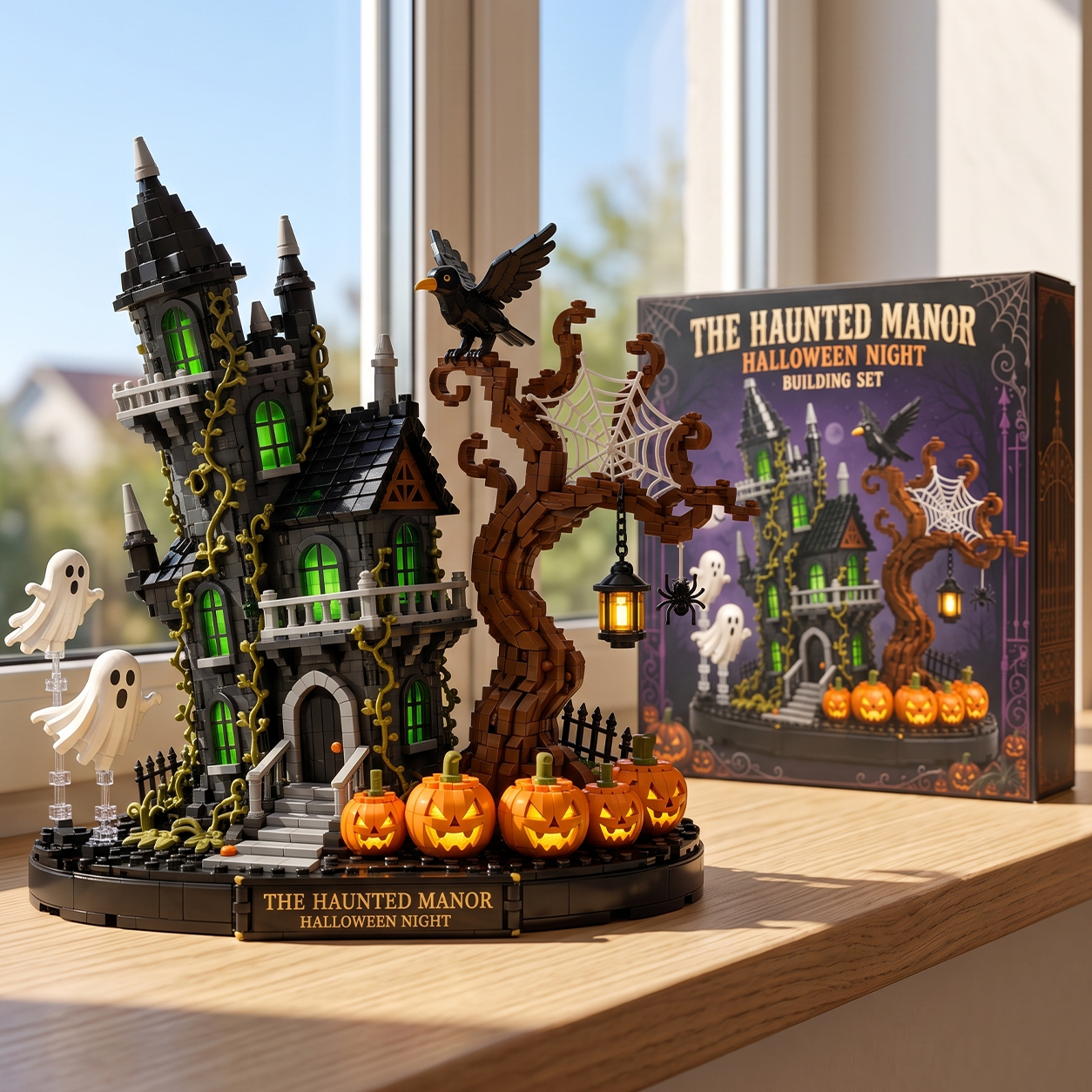 The Haunted Manor Halloween Night Building Set