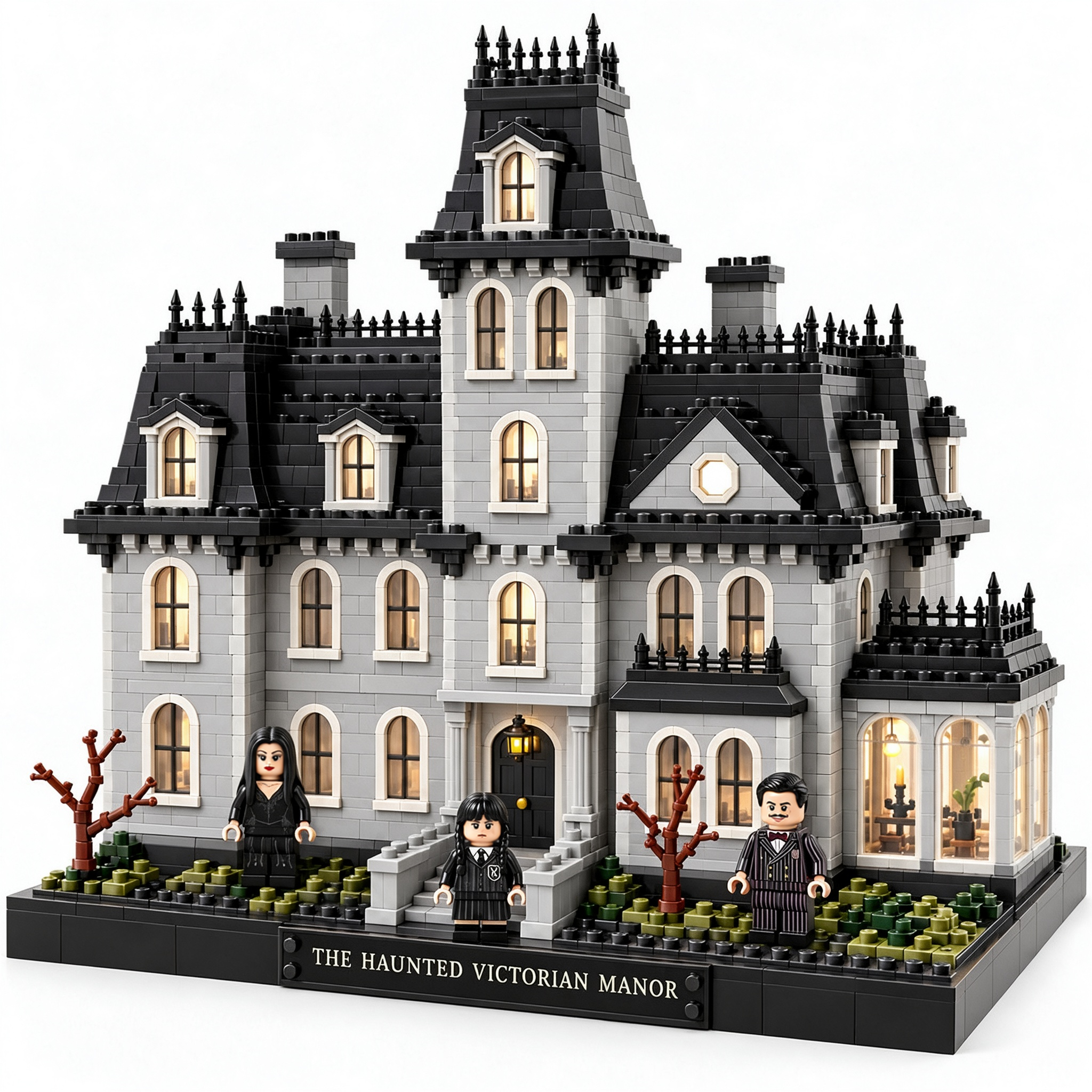 The Haunted Victorian Manor Building Set