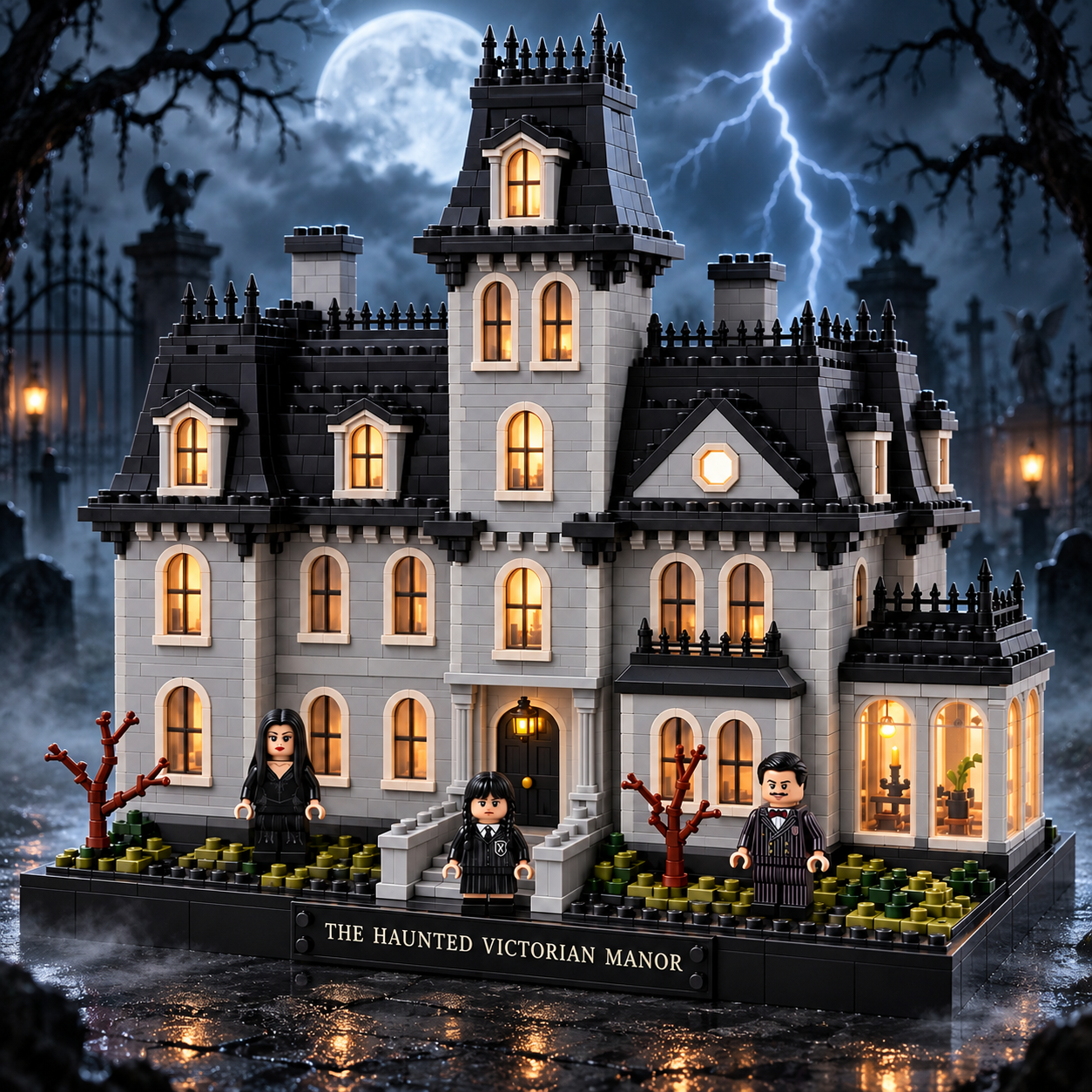 The Haunted Victorian Manor Building Set