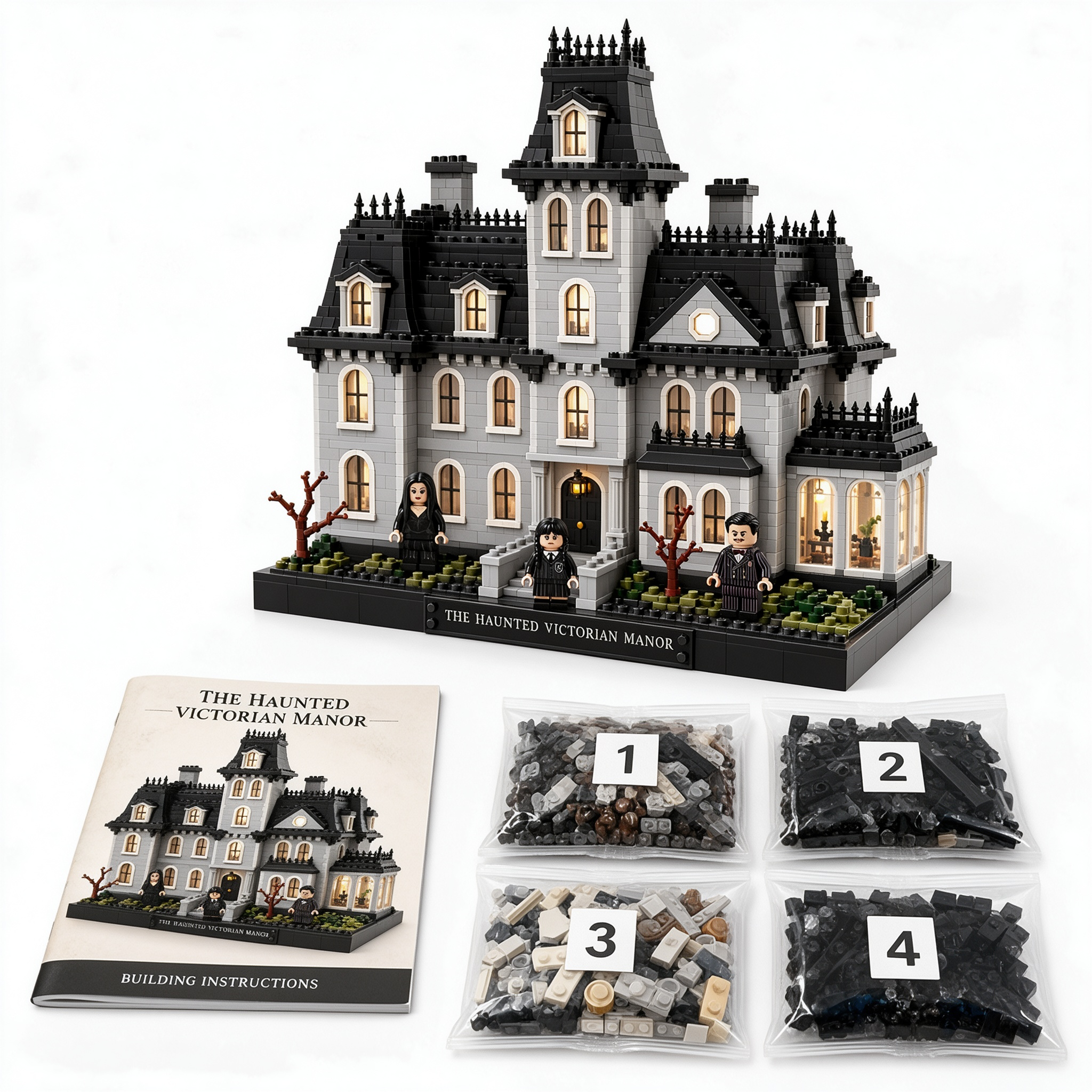 The Haunted Victorian Manor Building Set