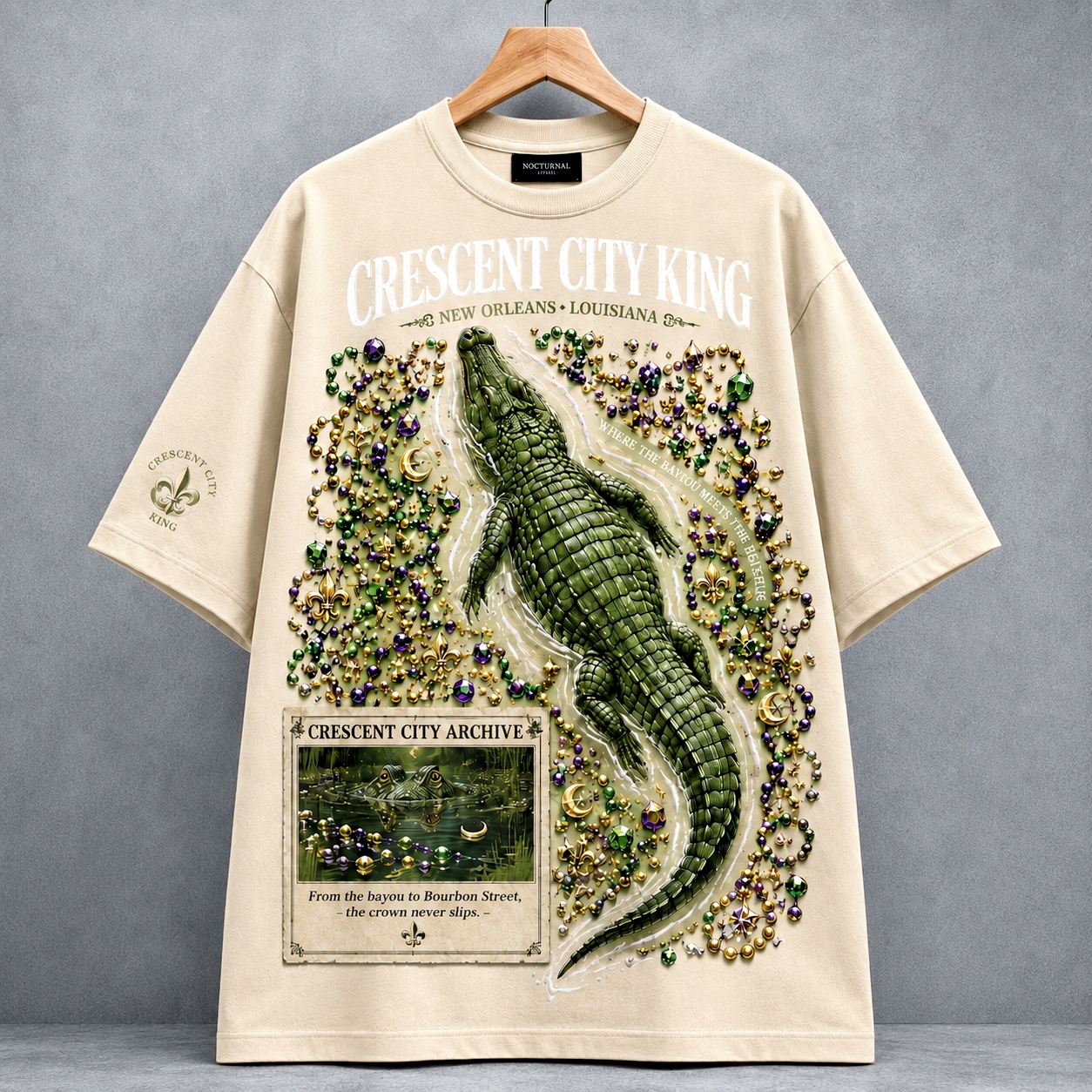 Crescent City King Alligator Tee