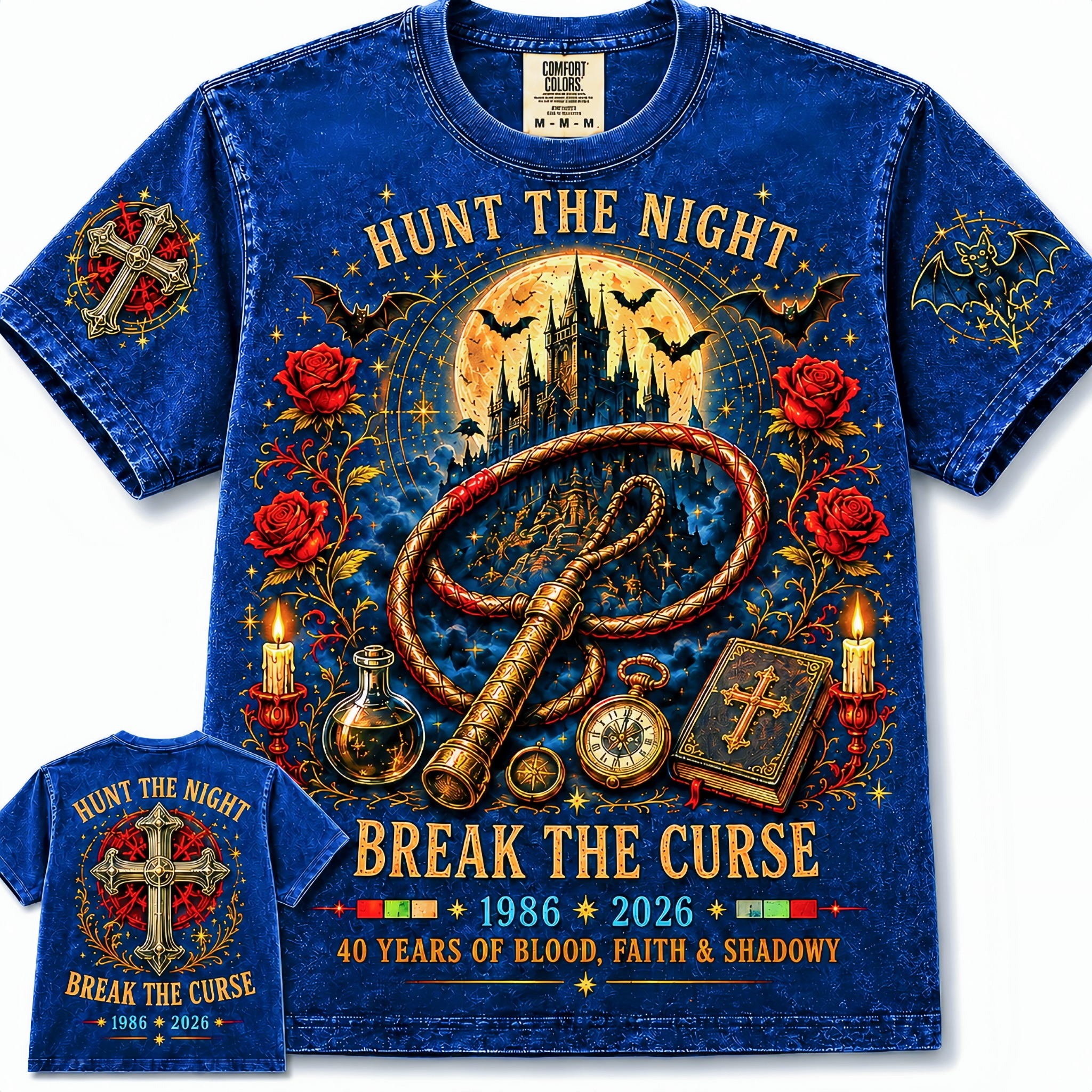 Hunt The Night Break The Curse 40 Years T-Shirt